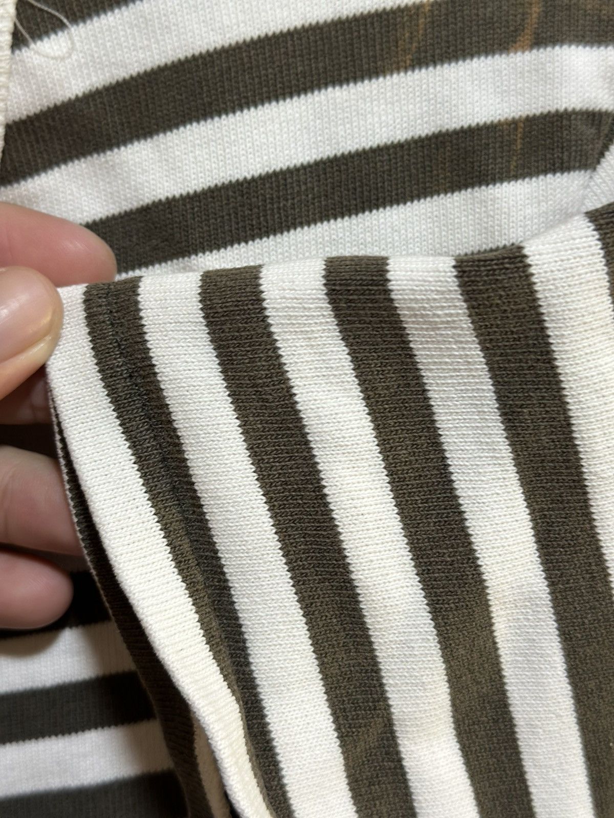 A.P.C. × Designer × Vintage Vintage A.P.C Stripe Sun Faded Tee Size XS / US 0-2 / IT 36-38 - 6 Thumbnail