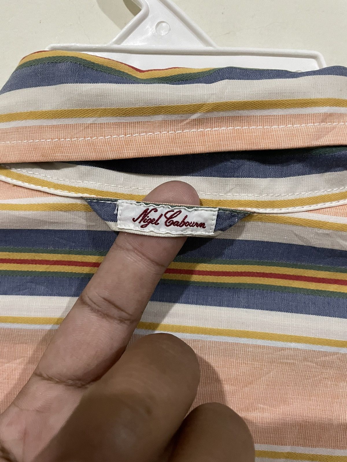 Nigel Cabourn Nigel Cabourn Vintage Shirts Size US XL / EU 56 / 4 - 17 Thumbnail