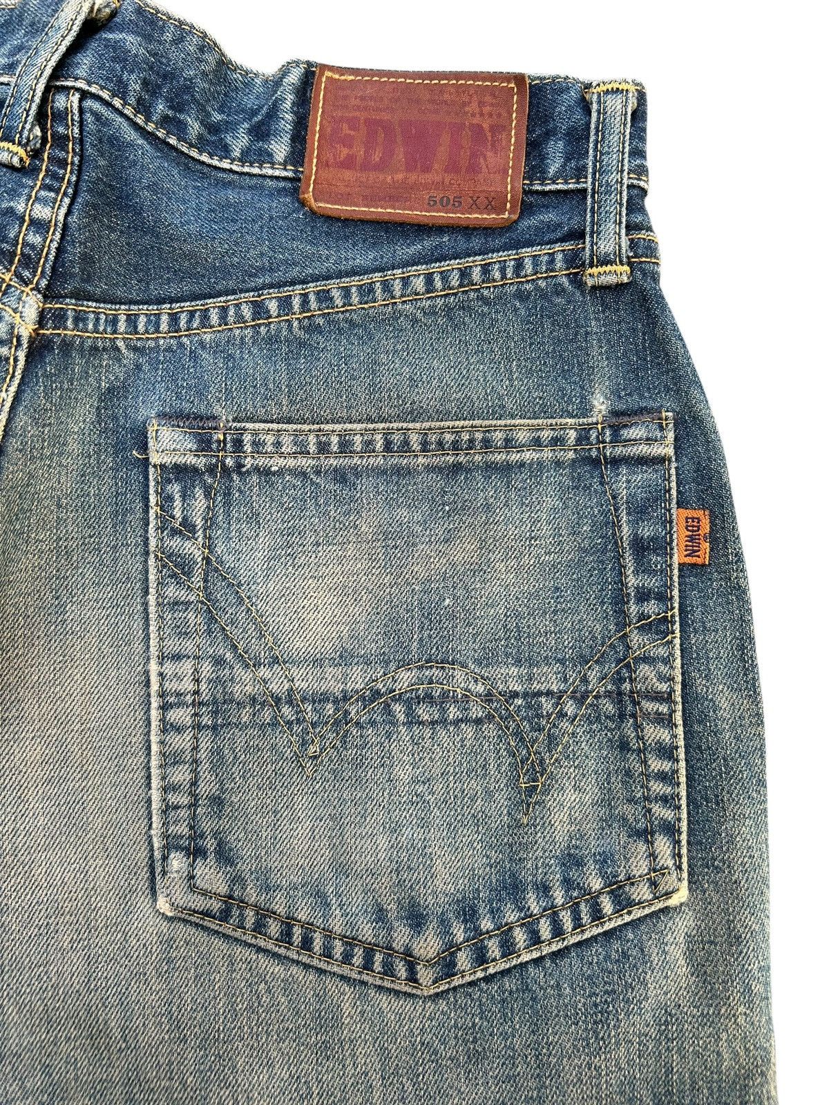 Edwin × If Six Was Nine × Kapital Vtg Edwin Selvedge Distressed Rusty Mudwash Denim Size US 28 / EU 44 - 10 Thumbnail
