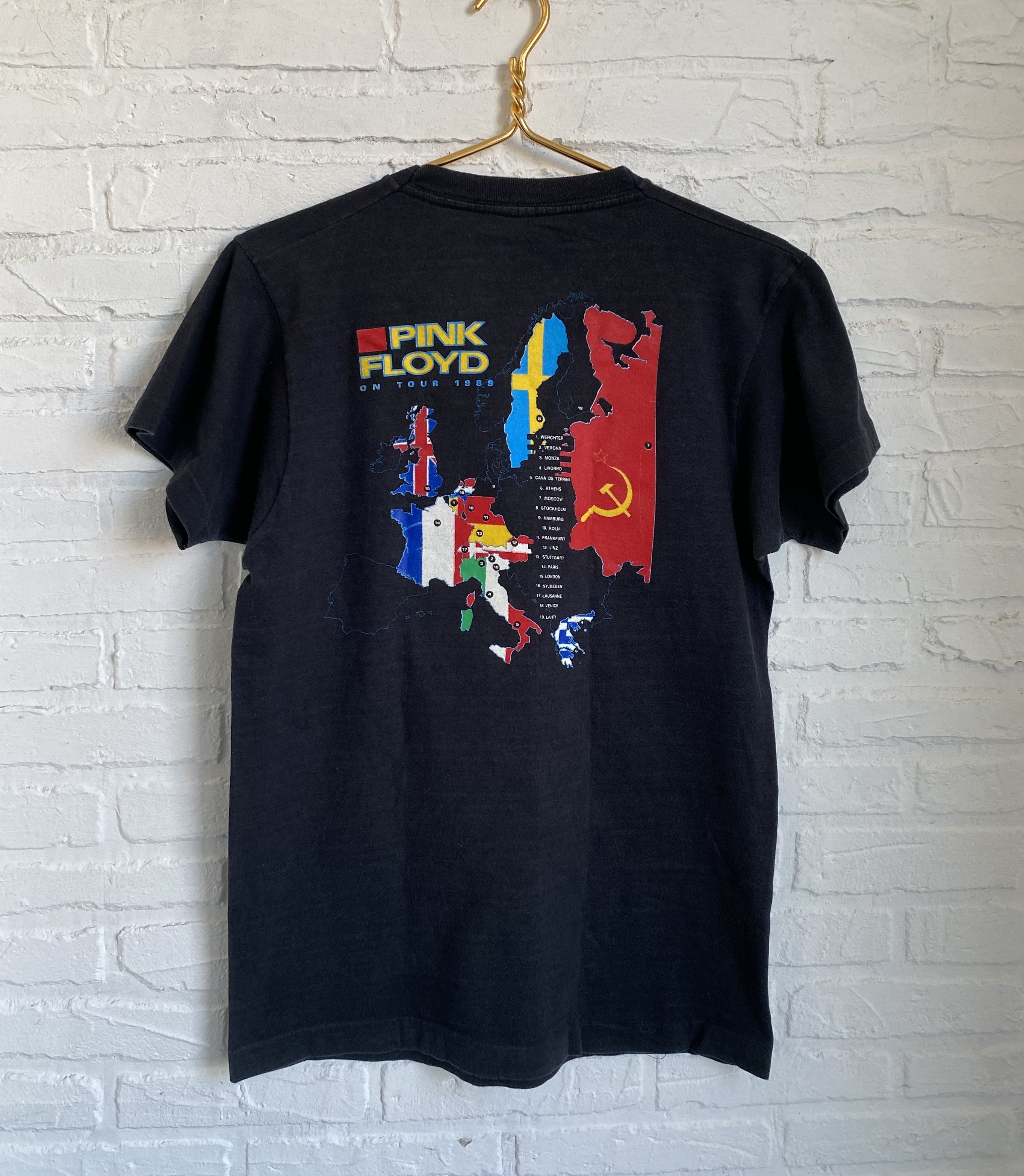 Band Tees × Vintage Vintage 1989 Pink Floyd On tour light bulb t-shirt Size US L / EU 52-54 / 3 - 3 Thumbnail