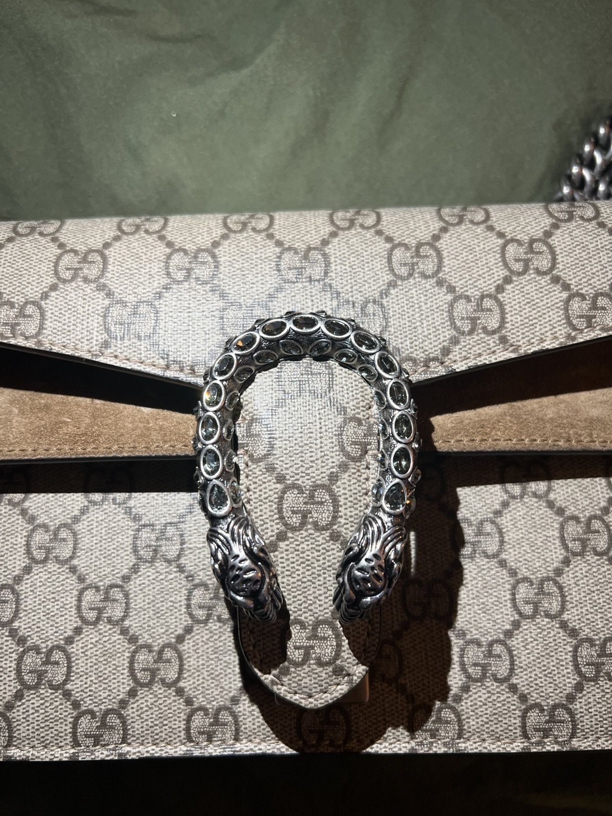 Gucci GG Supreme Monogram Medium Dionysus Shoulder Bag Size ONE SIZE - 13 Thumbnail