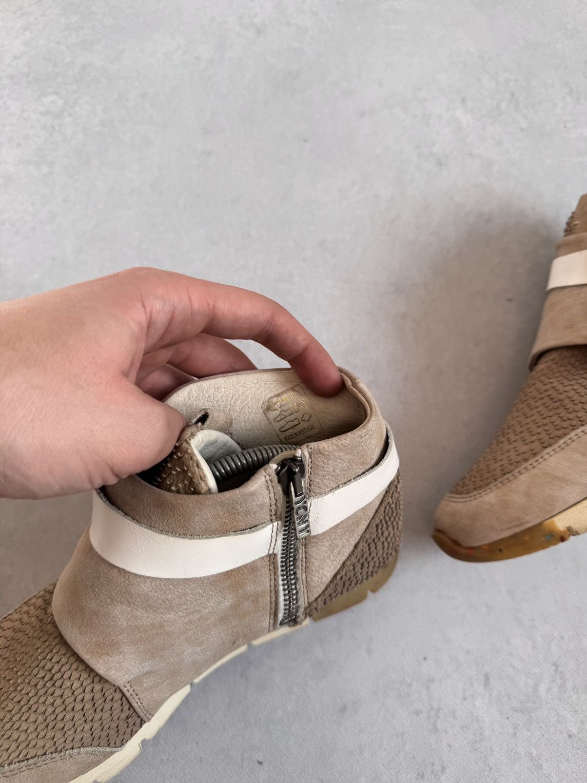 If Six Was Nine Vintage Italy AS 98 Style Rick Owens Vibes Yellow Cub Boots Size US 8 / IT 38 - 8 Thumbnail