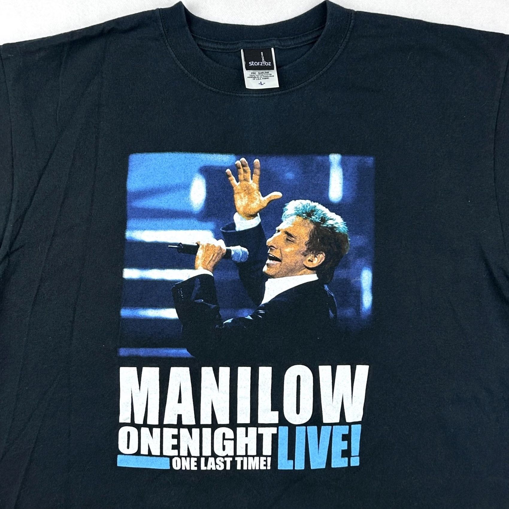 Vintage VINTAGE BARRY MANILOW ONE NIGHT ONE LAST TIME CONCERT T-Shirt LARGE tour 2004 Mens Size US L / EU 52-54 / 3 - 2 Thumbnail