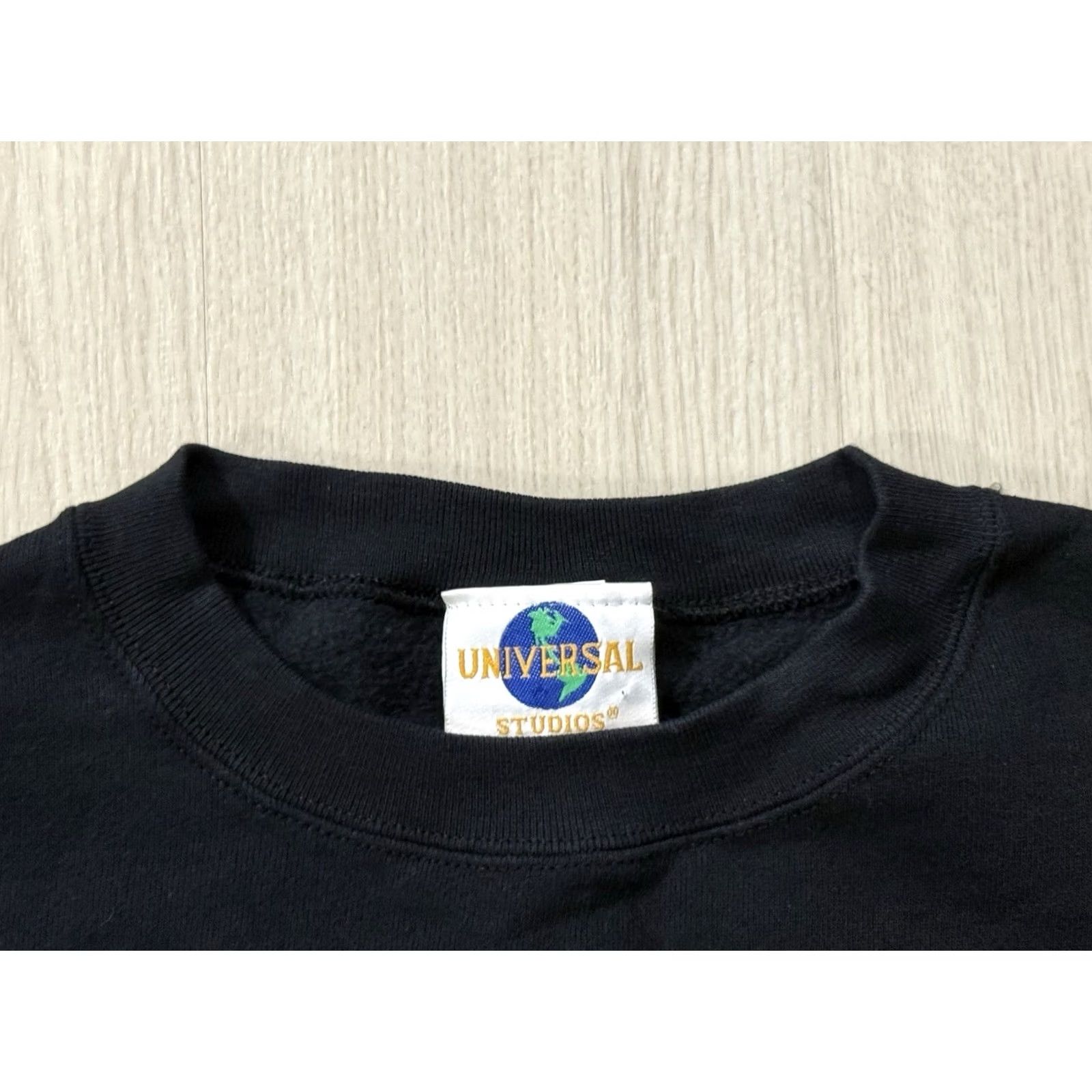 Vintage VINTAGE Marvel Mania Crewneck Sweatshirt University? Universal Studios Spider-Man 90s Medium Black Unisex Adults Crew Neck Graphic Print Size US M / EU 48-50 / 2 - 6 Thumbnail