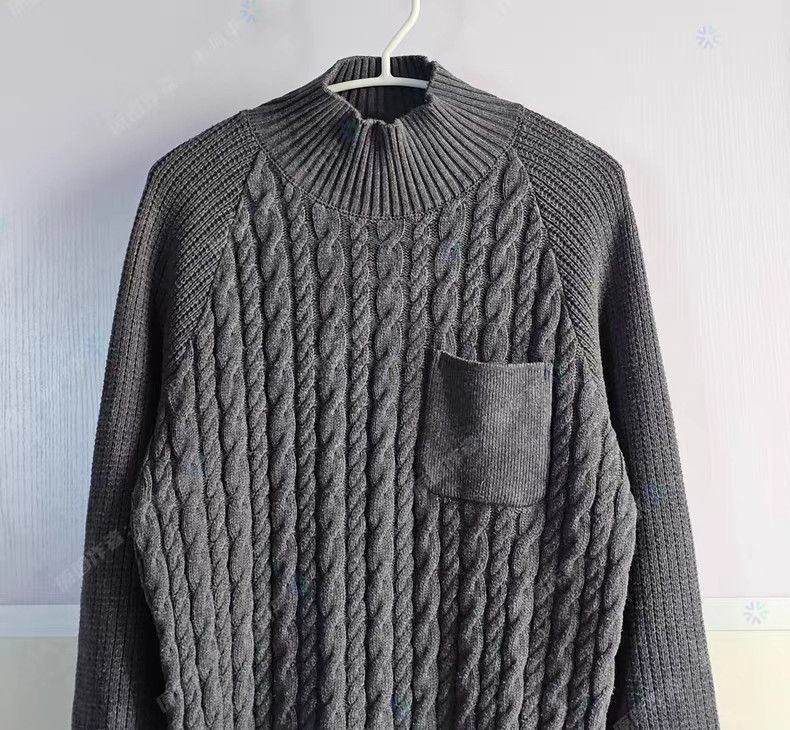 Undercover UNDERCOVER Gray Turtleneck Cable Knit Sweater Size US S / EU 44-46 / 1 - 2 Thumbnail
