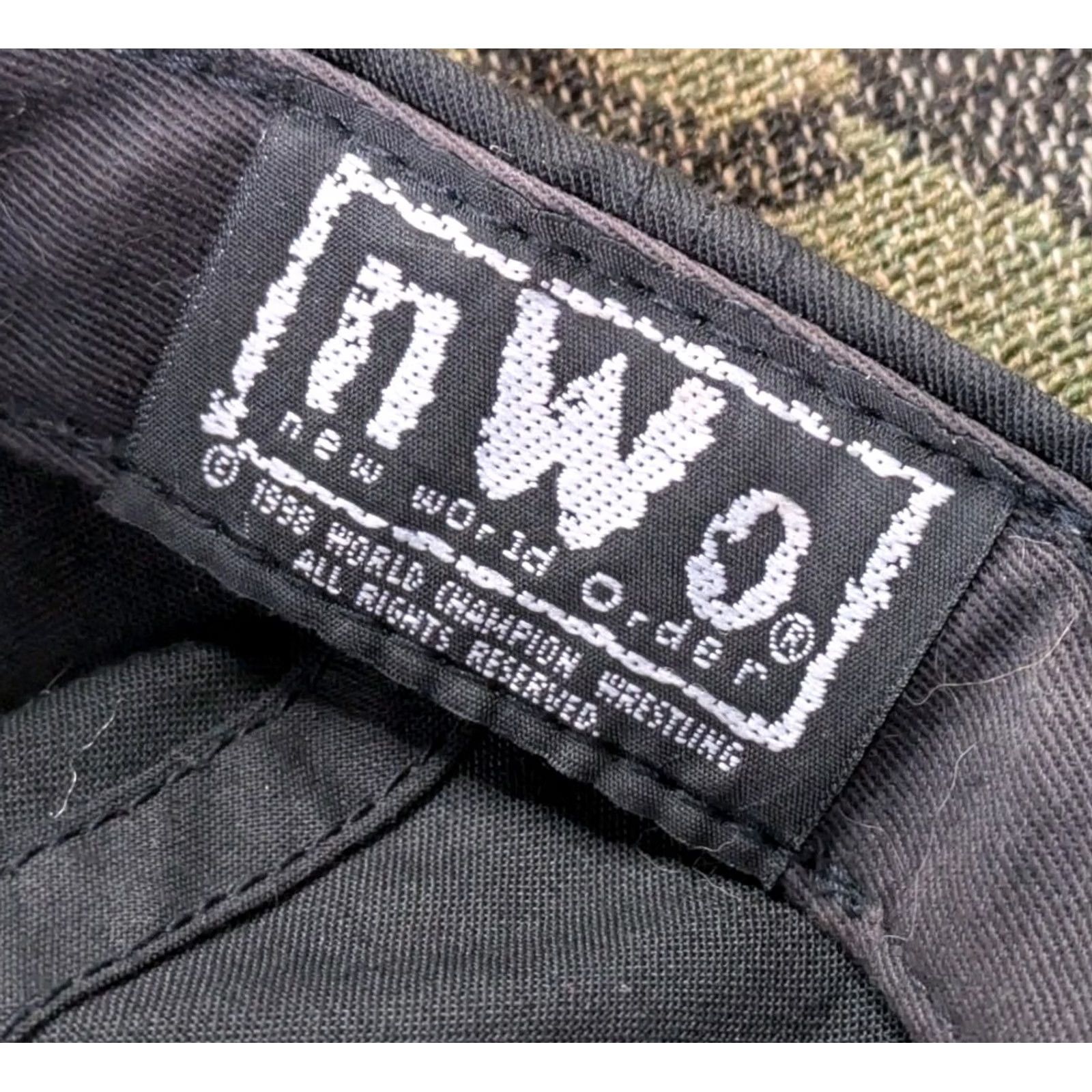 Vintage VINTAGE 1998 NWO Hat WCW New World Order WWE WWF Wrestling Snapback Cap OSFM Size ONE SIZE - 5 Thumbnail