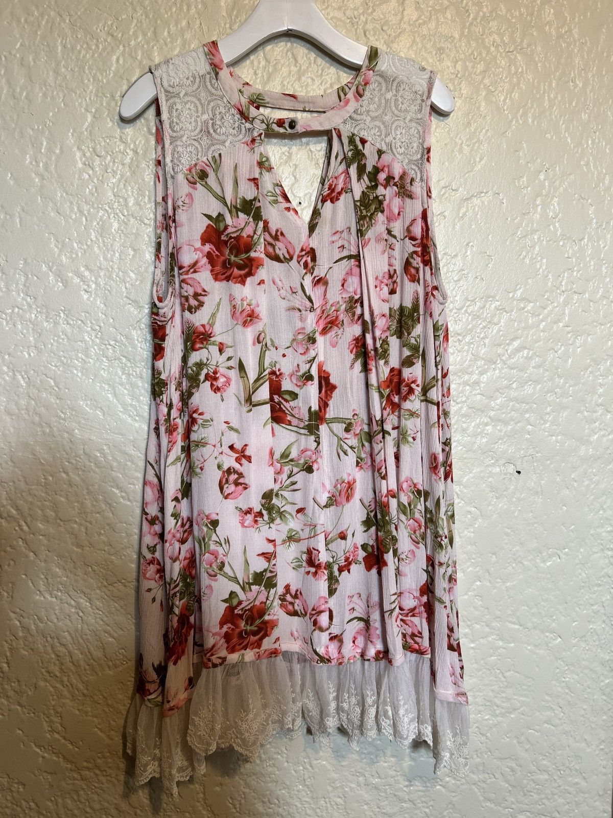 Other Umgee blush floral & lace dress 2xl Size XXL / US 16-18 / IT 52-54 - 1 Thumbnail
