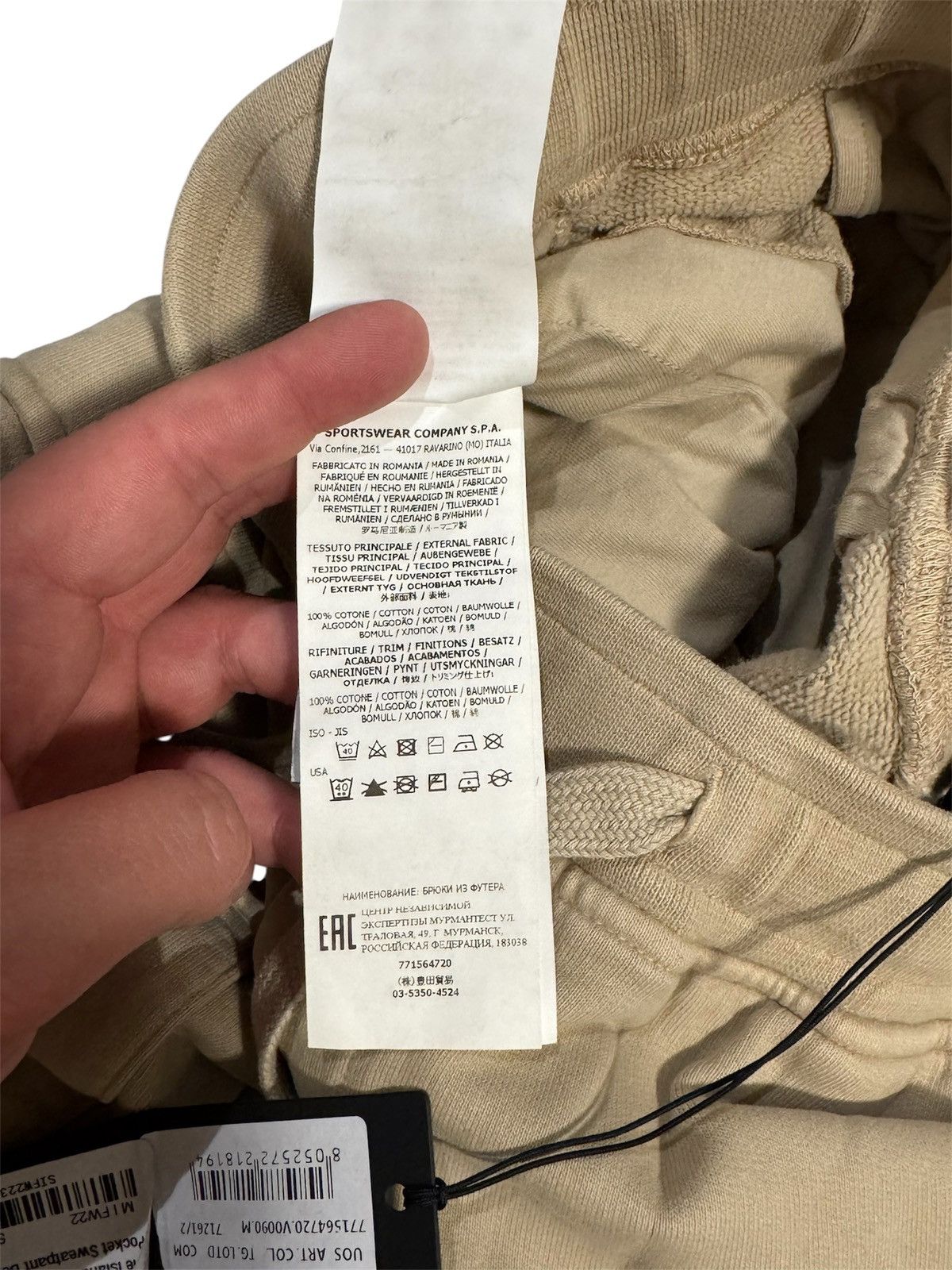 Stone Island 🔥450$ Stone island Garment Dyed Fleece Cargo Jogger Pants Size US 32 / EU 48 - 10 Thumbnail