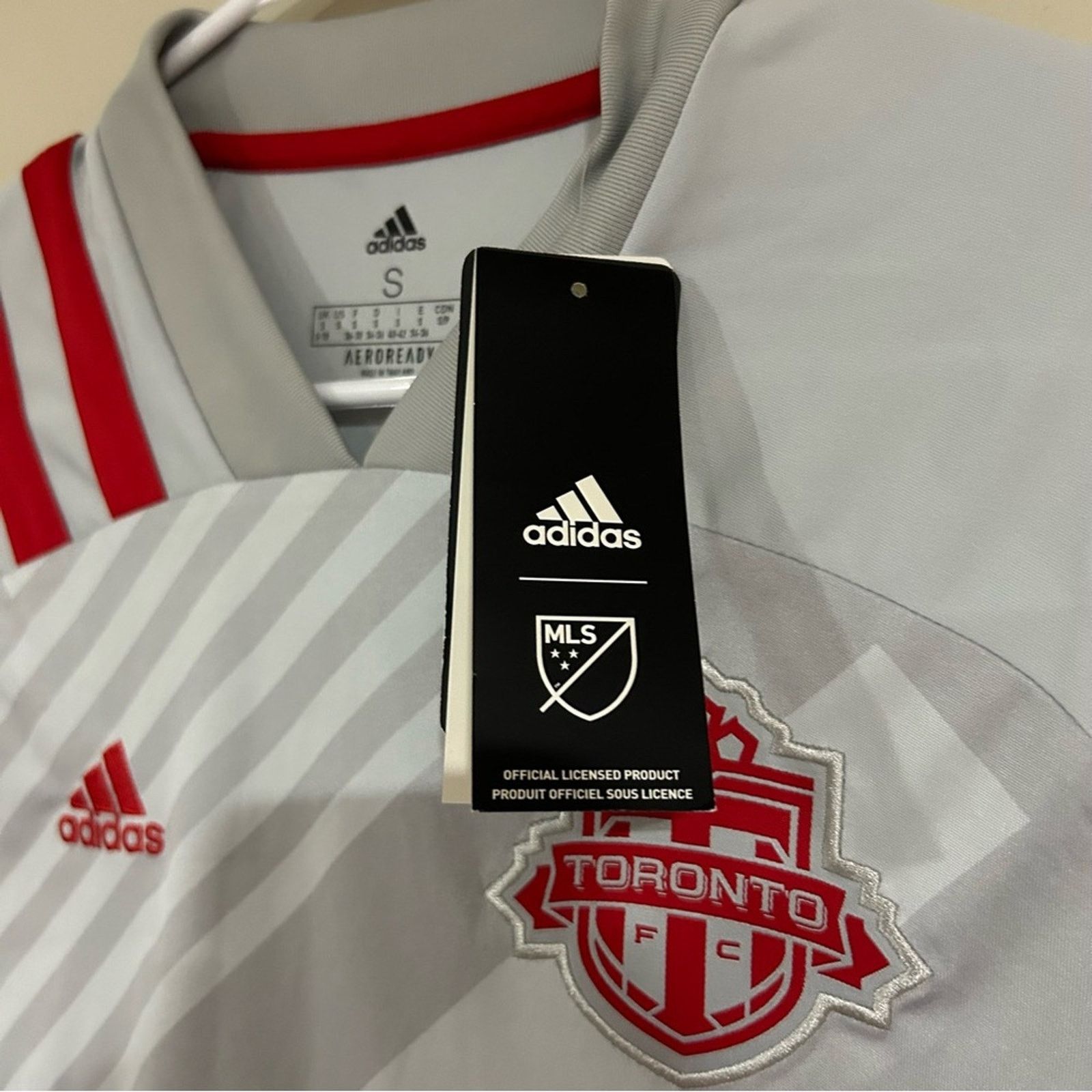 Adidas Adidas MLS Toronto FC Soccer Jersey Size S / US 4 / IT 40 - 4 Thumbnail