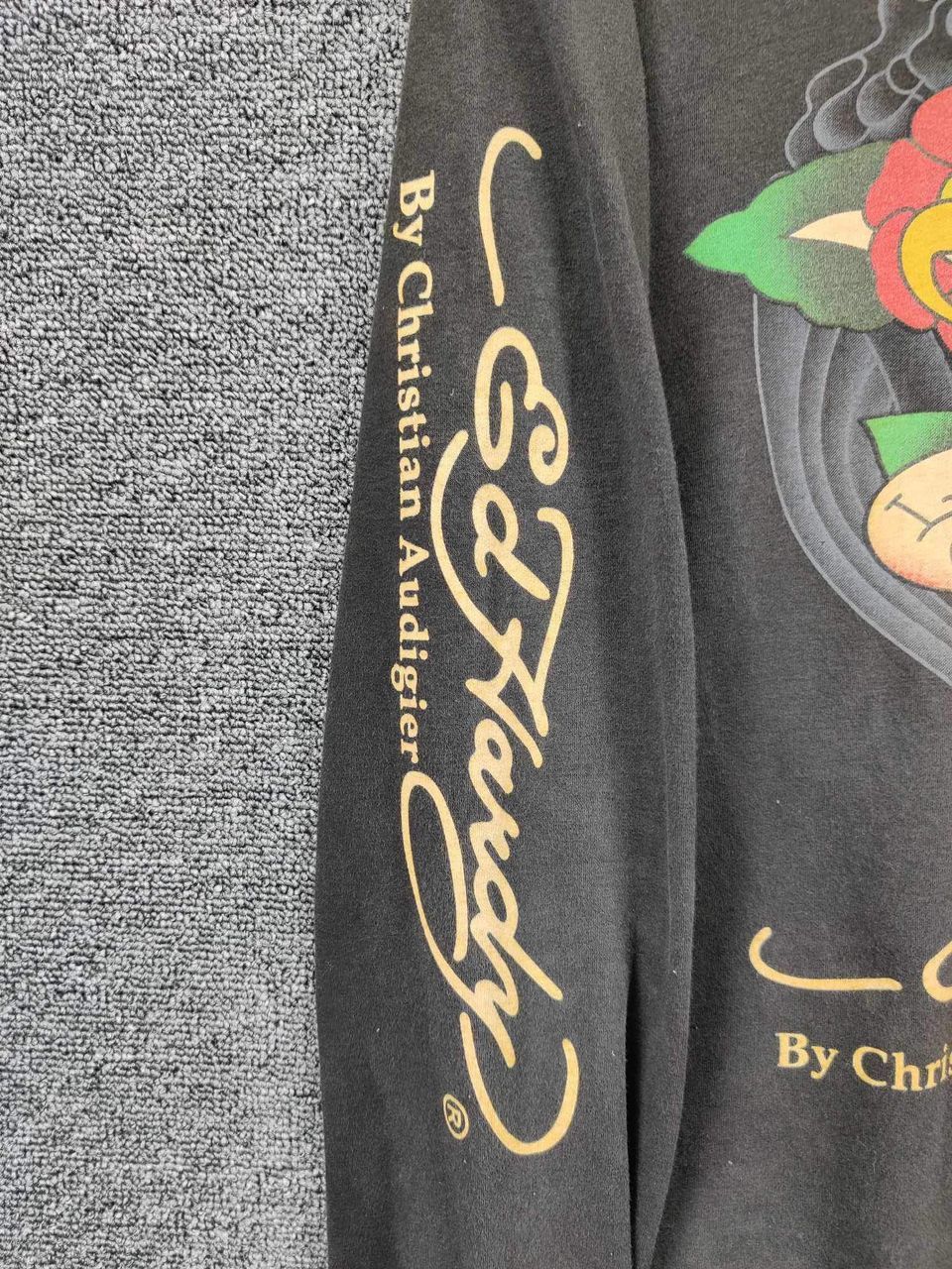 Ed Hardy Vintage Ed Hardy Christian Audigier Zipper Hoodie Size US XL / EU 56 / 4 - 4 Thumbnail