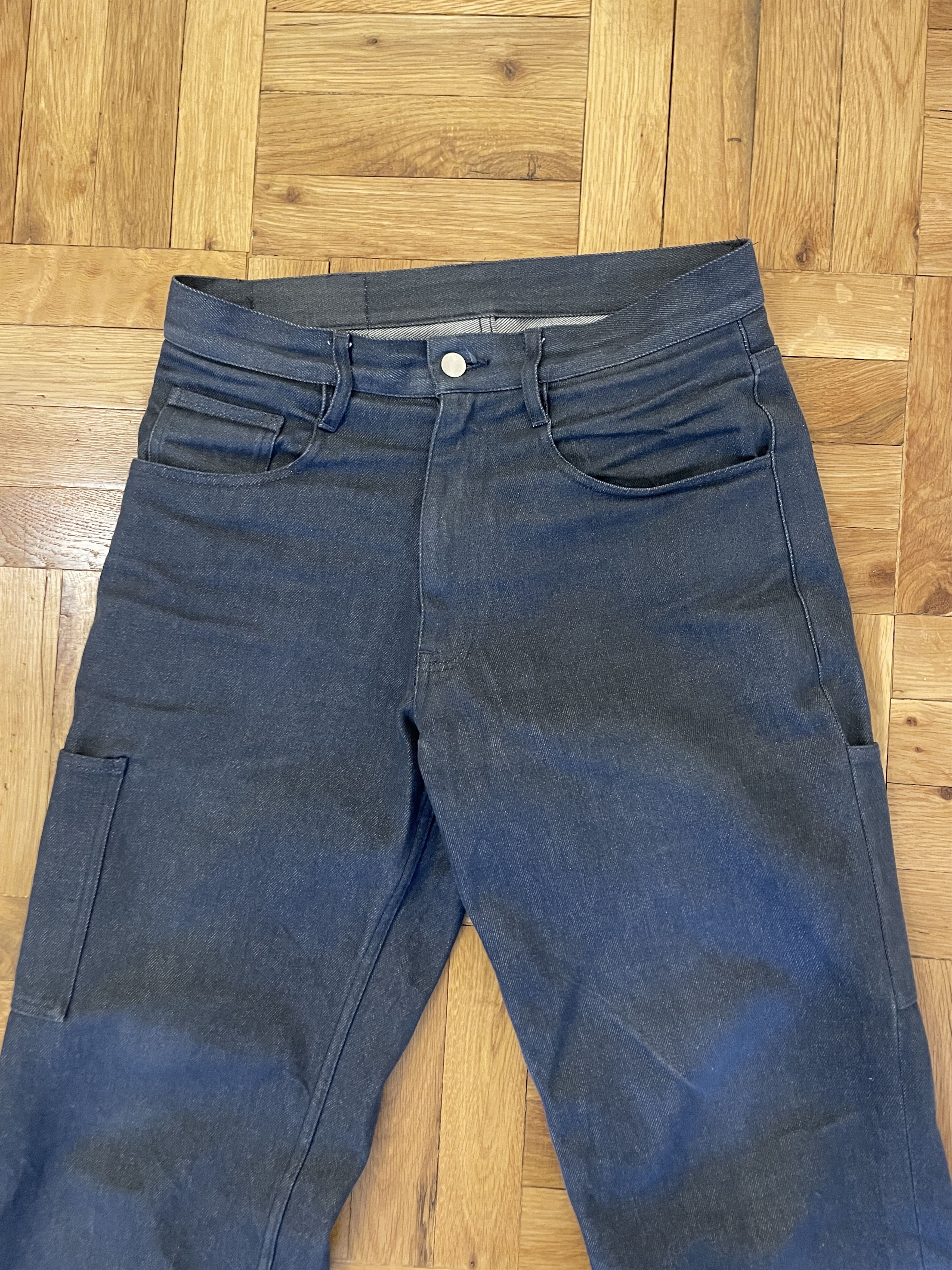 Randy's Garments Washed 13.5oz Charcoal Cone Denim 7-Pocket Jean Size US 30 / EU 46 - 3 Thumbnail