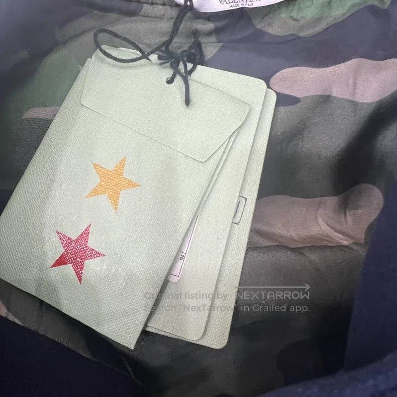 Valentino Valentino Monogram sticker single-breasted wool baseball j Size US L / EU 52-54 / 3 - 4 Thumbnail
