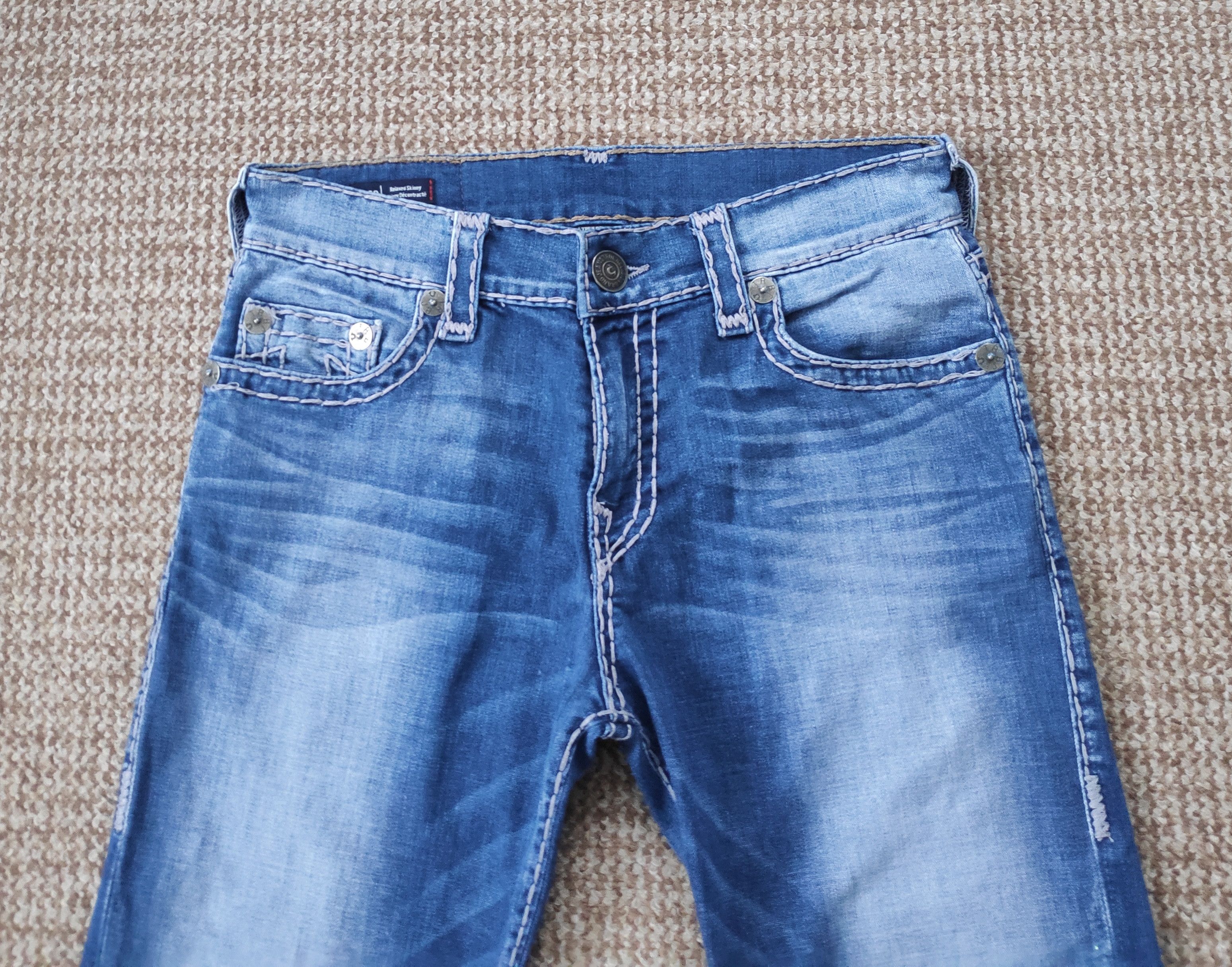 True Religion True Religion Rocco Relaxed Skinny Denim Jeans made in USA Size US 31 - 6 Thumbnail
