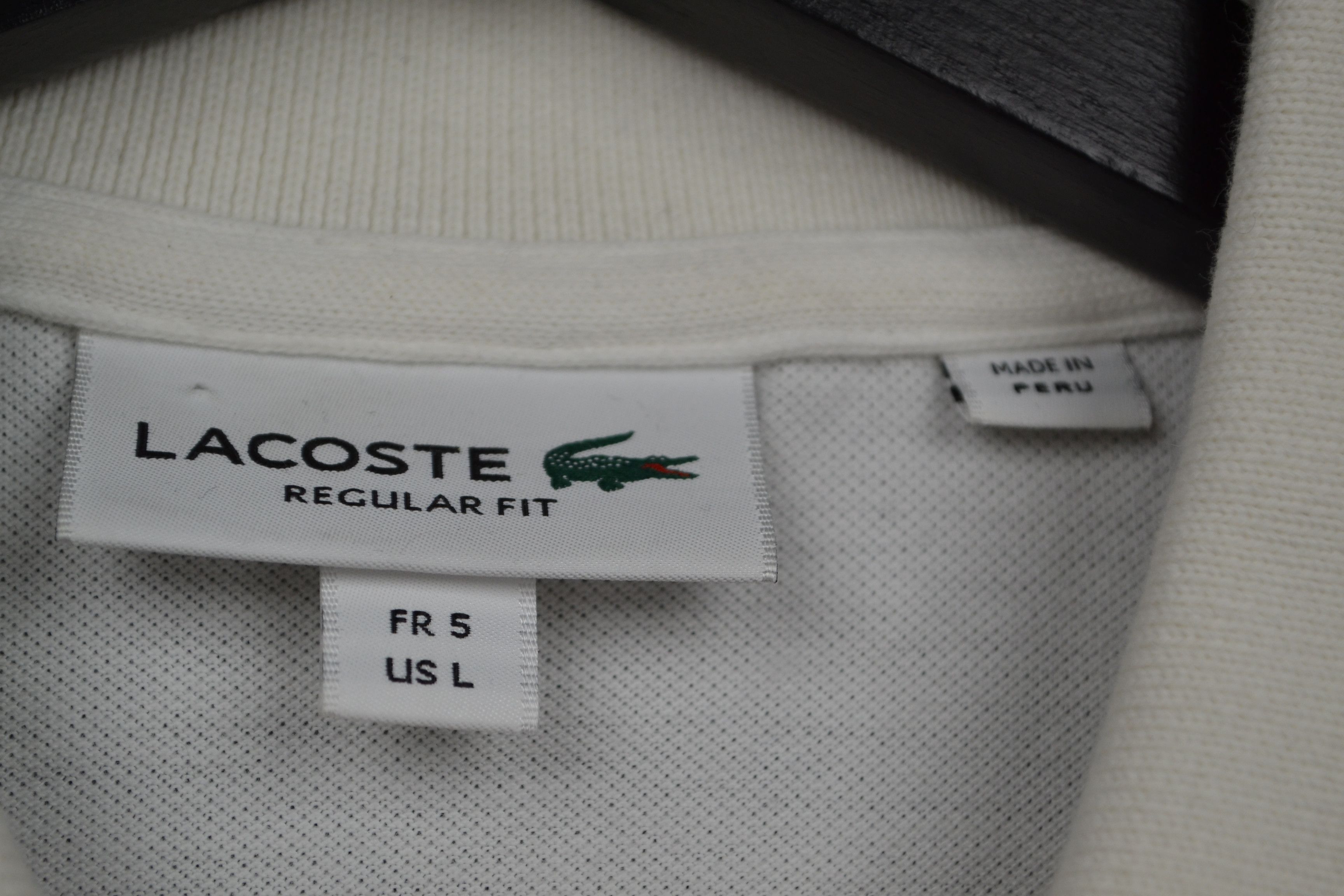 Lacoste Regular Fit 5 L Print Cotton Piqué Polo Shirt