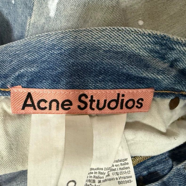 Acne Studios acne studios Blue splash-ink made old jeans 2502-Nextarrow Size US 30 / EU 46 - 6 Thumbnail