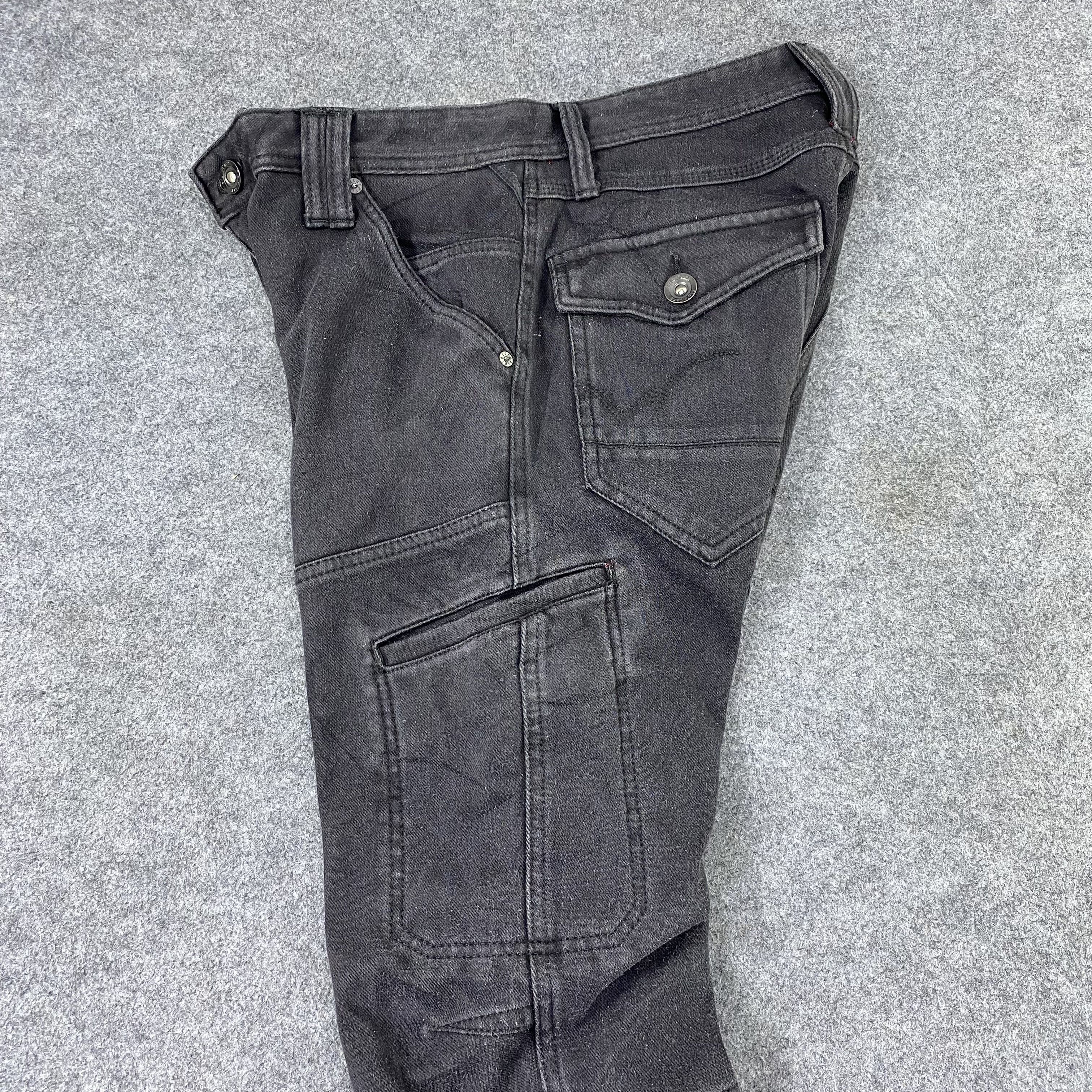 Japanese Brand Fieldcore Fit Style Black Cargo Pants - C035 Size US 33 - 6 Thumbnail