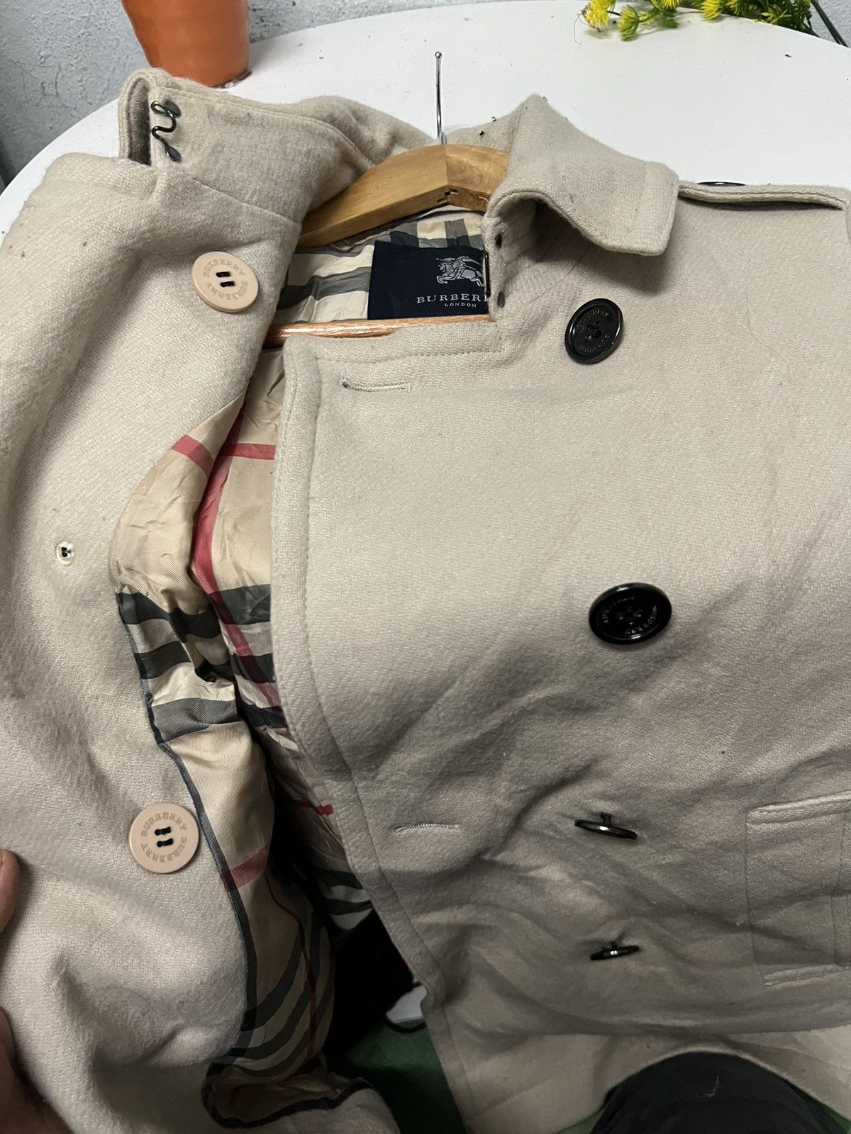 Burberry × Vintage Vintage Burberry Coat Like Jacket Size M / US 6-8 / IT 42-44 - 16 Thumbnail