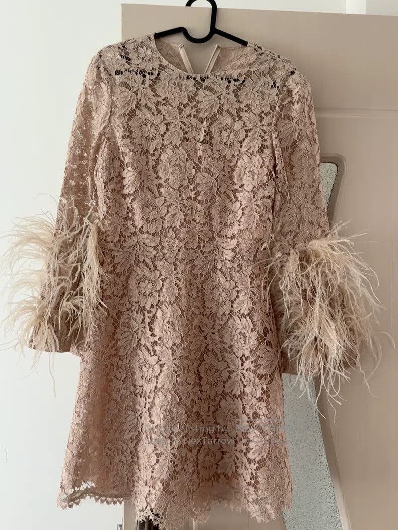 Valentino Valentino Feather lace dress Size XS / US 0-2 / IT 36-38 - 1 Thumbnail