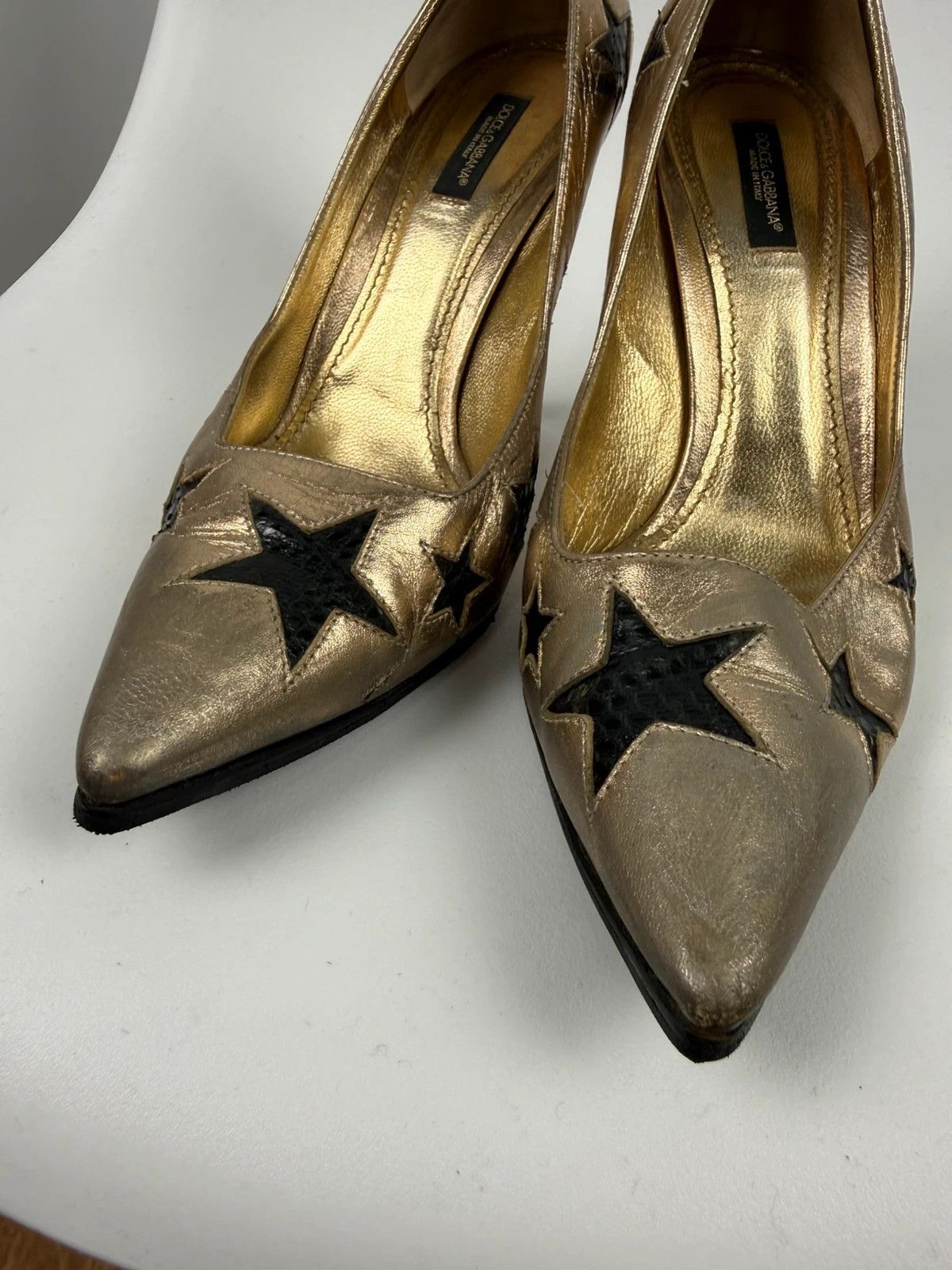 Dolce & Gabbana Dolce & Gabbana Stars Heels size 38.5 Size US 8.5 / IT 38.5 - 8 Thumbnail