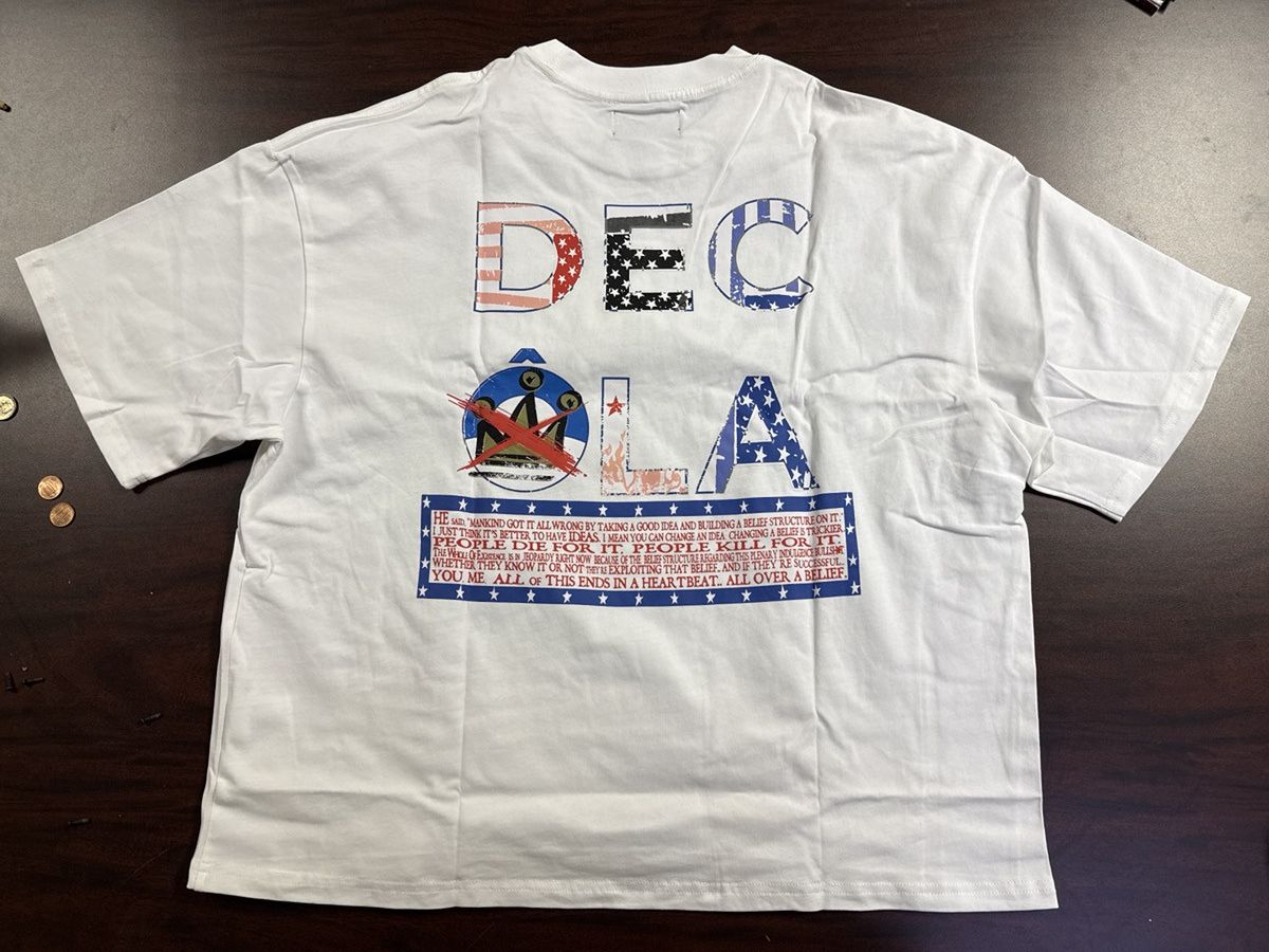 Other Decôla Project ‘28 T-shirt (Obama sample) Size US L / EU 52-54 / 3 - 2 Thumbnail