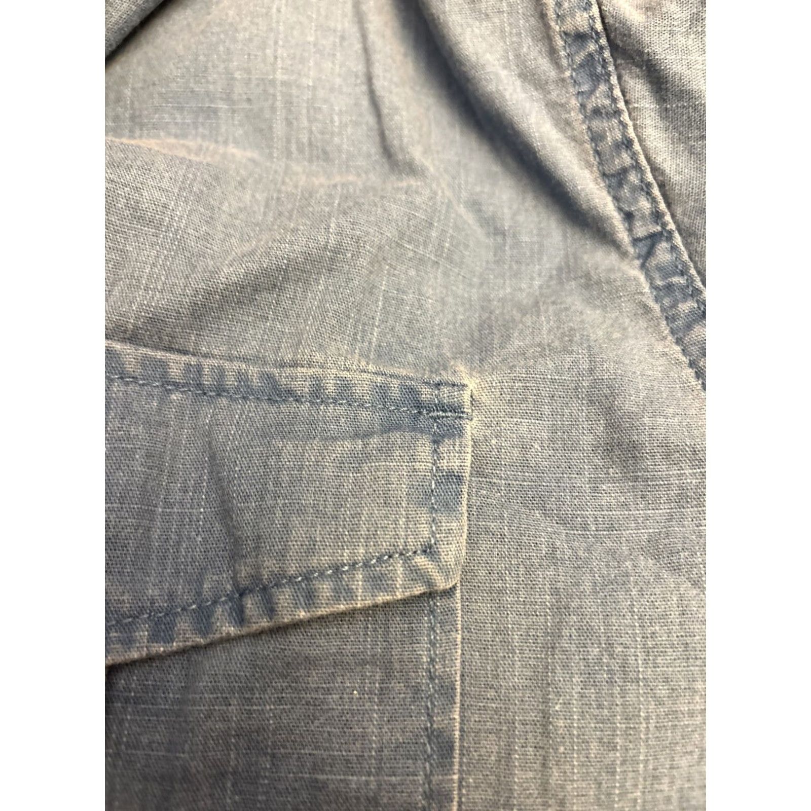 Vintage The Foundry Supply Button-Down Short Sleeve Shirt Men’s 3XL Blue Size US XXL / EU 58 / 5 - 8 Thumbnail