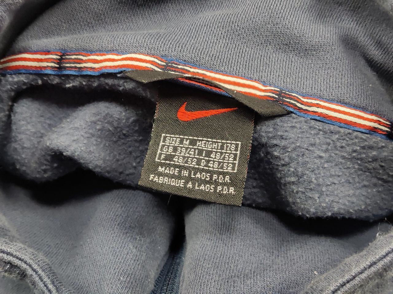 Nike Vintage 90's Nike Zip Cotton Embroidered Logo Sweatshirt Size US M / EU 48-50 / 2 - 7 Thumbnail