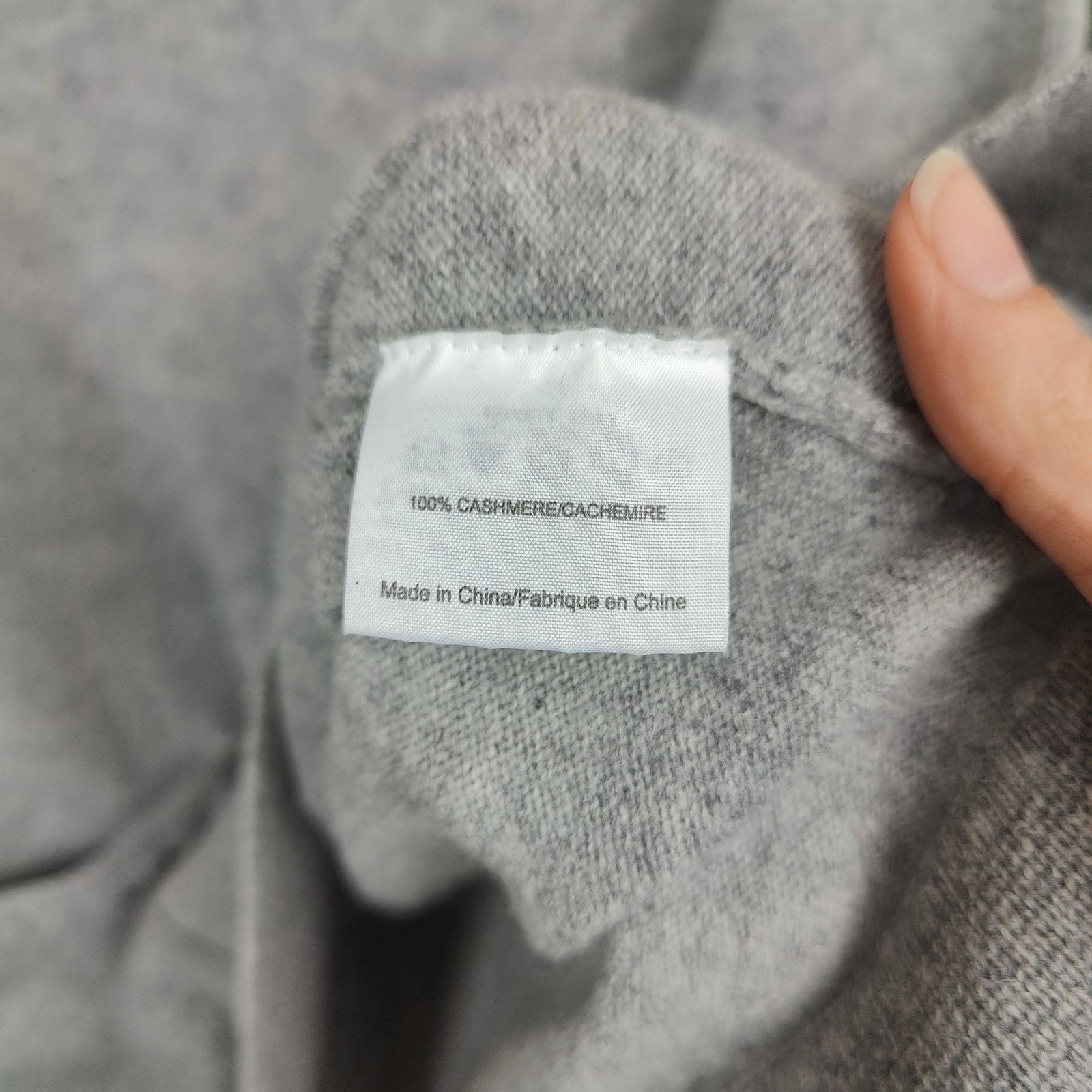 Tory Burch Tory Burch Cashmere Sweater Womens XS Gray Heather Size XS / US 0-2 / IT 36-38 - 8 Thumbnail