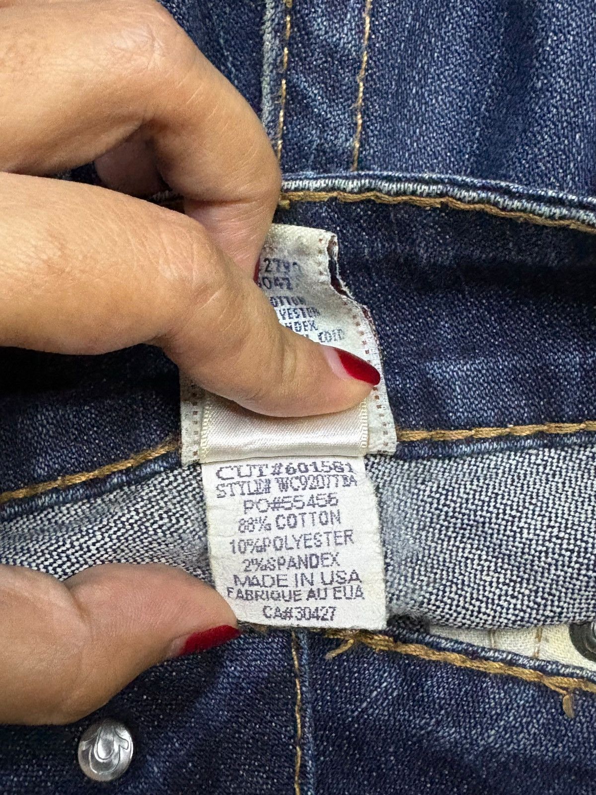 True Religion Vintage True Religion Blue Wash Skinny Fit Jeans Size 30" / US 8 / IT 44 - 12 Thumbnail