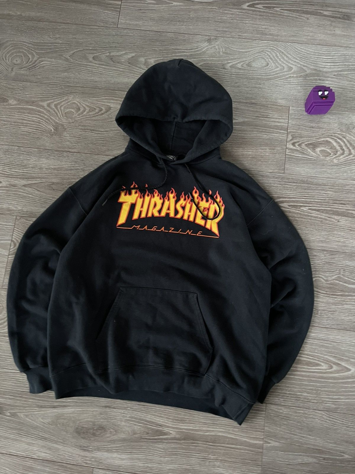 Thrasher Vintage Rare Thrasher Big Born Fire Flame Logo Hoodie Size US M / EU 48-50 / 2 - 6 Thumbnail
