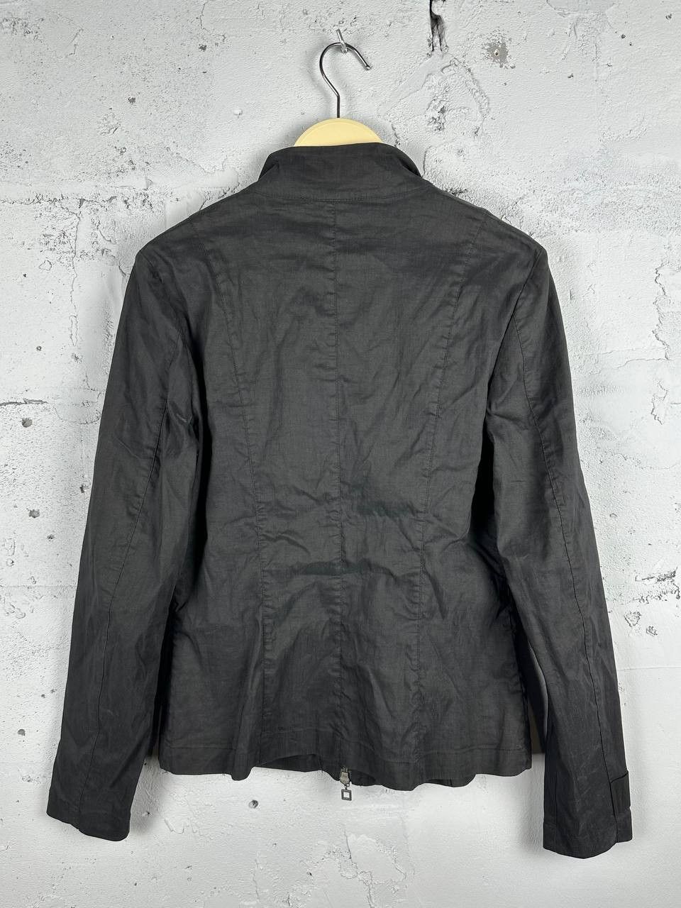 Sarah Pacini Avantgarde Linen Black Opium Sarah Pacini Light Jacket Size S / US 4 / IT 40 - 7 Thumbnail
