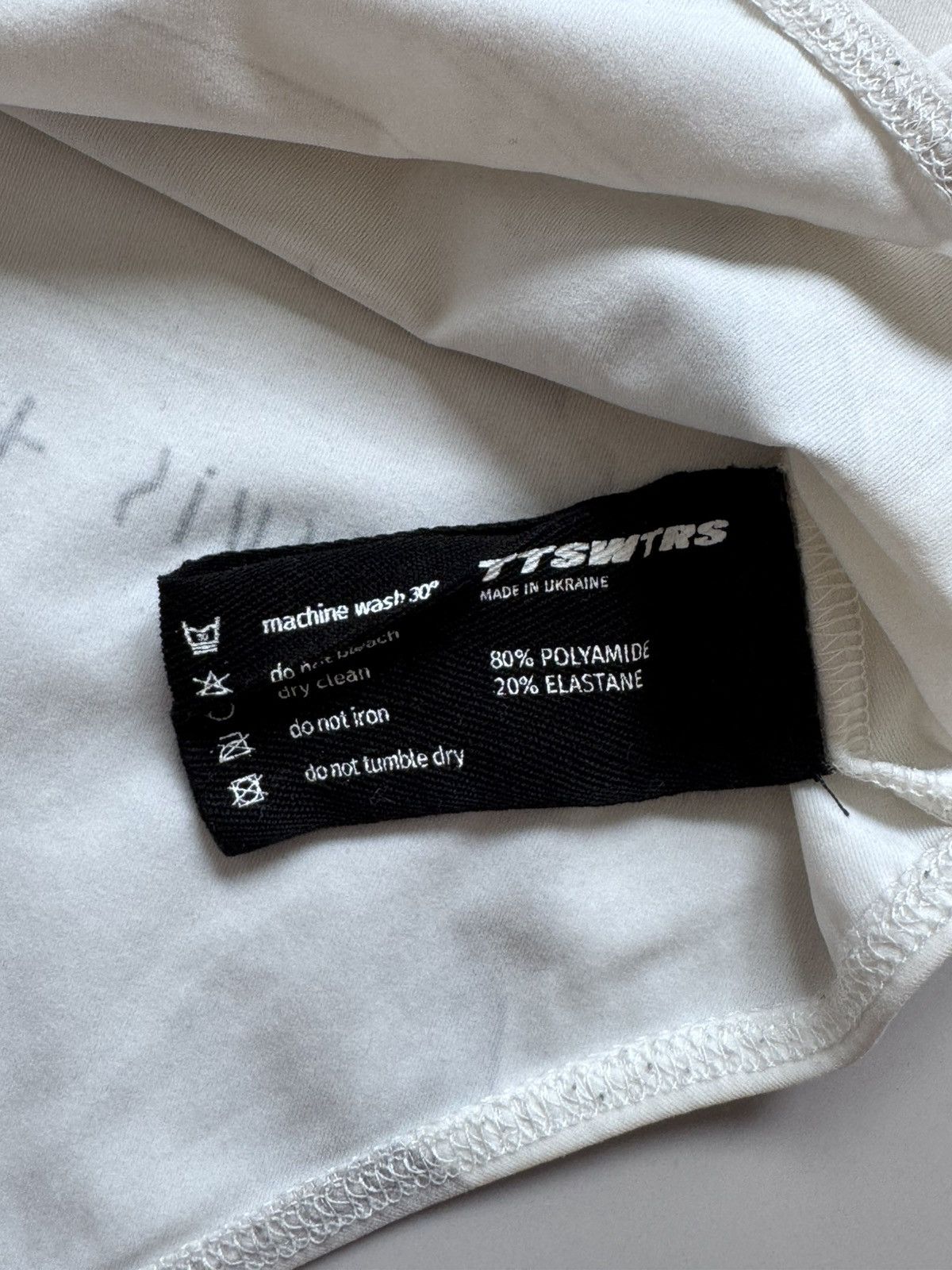 Other TTSWTRS Black and White Trompe l'oeil Body Bodysuit Size L / US 10 / IT 46 - 6 Thumbnail