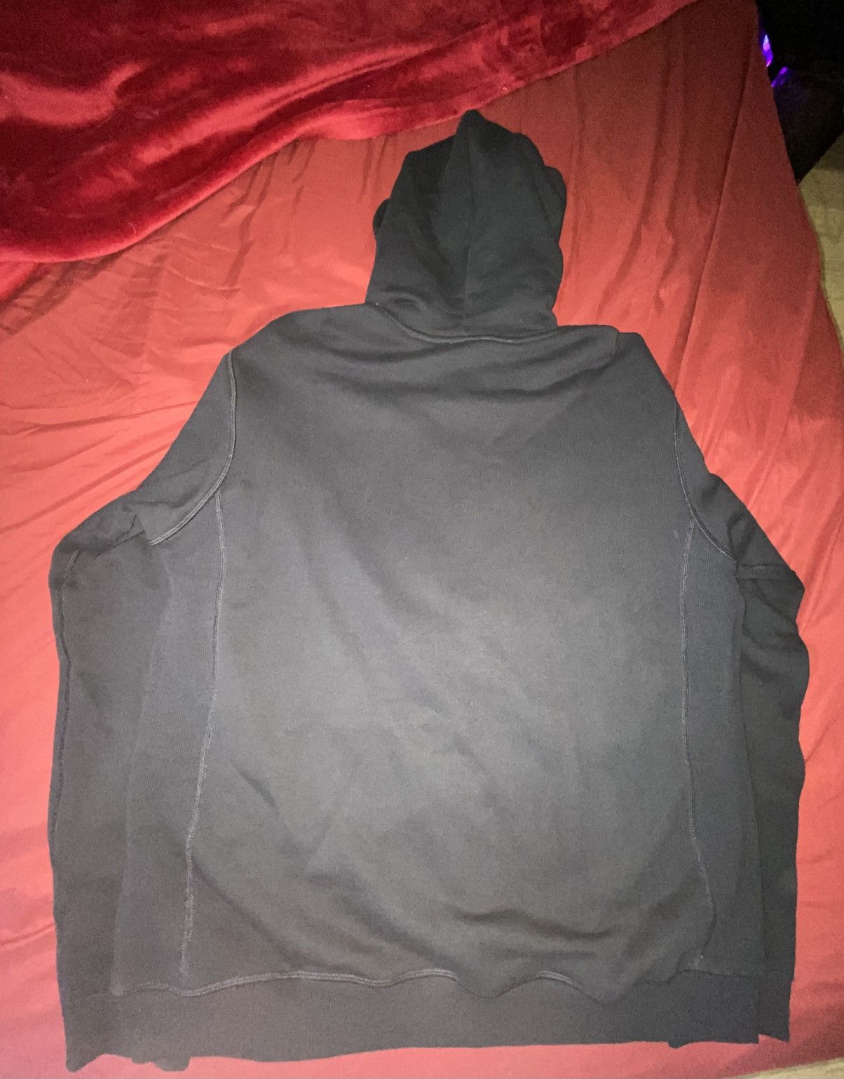Revenge Black French Terry Silver Embroidered Revenge Hoodie Size US M / EU 48-50 / 2 - 5 Thumbnail