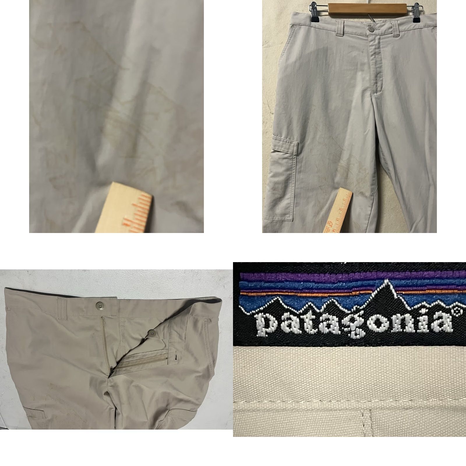Patagonia Patagonia Cargo Pants Men Beige 34 Nylon Regular Inseam See Pics Size US 34 / EU 50 - 9 Thumbnail