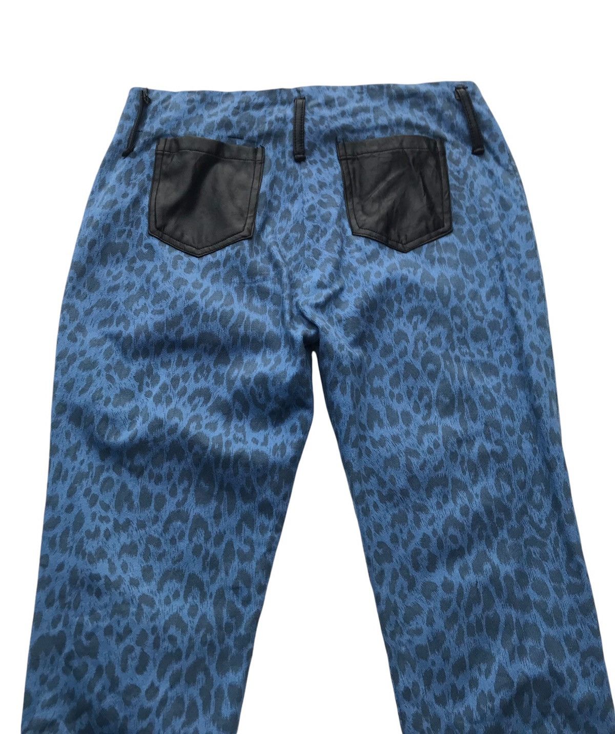 Japanese Brand Maison Gilfy Stretch Leopard Print Fashion Pants Size 27" / US 4 / IT 40 - 13 Thumbnail