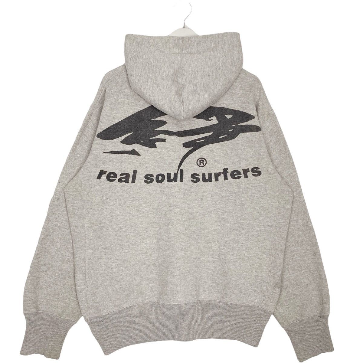Other Vintage Athletic Apparel Hoodie Sweater Gray Big Logo Size L Size US L / EU 52-54 / 3 - 6 Thumbnail