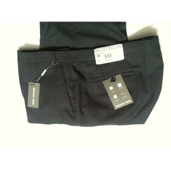 Michael Kors MICHAEL KORS MENS NEW 83%PLYSTR 15%RAYON DRESS PANTS 46/30 Size 46R - 1 Thumbnail