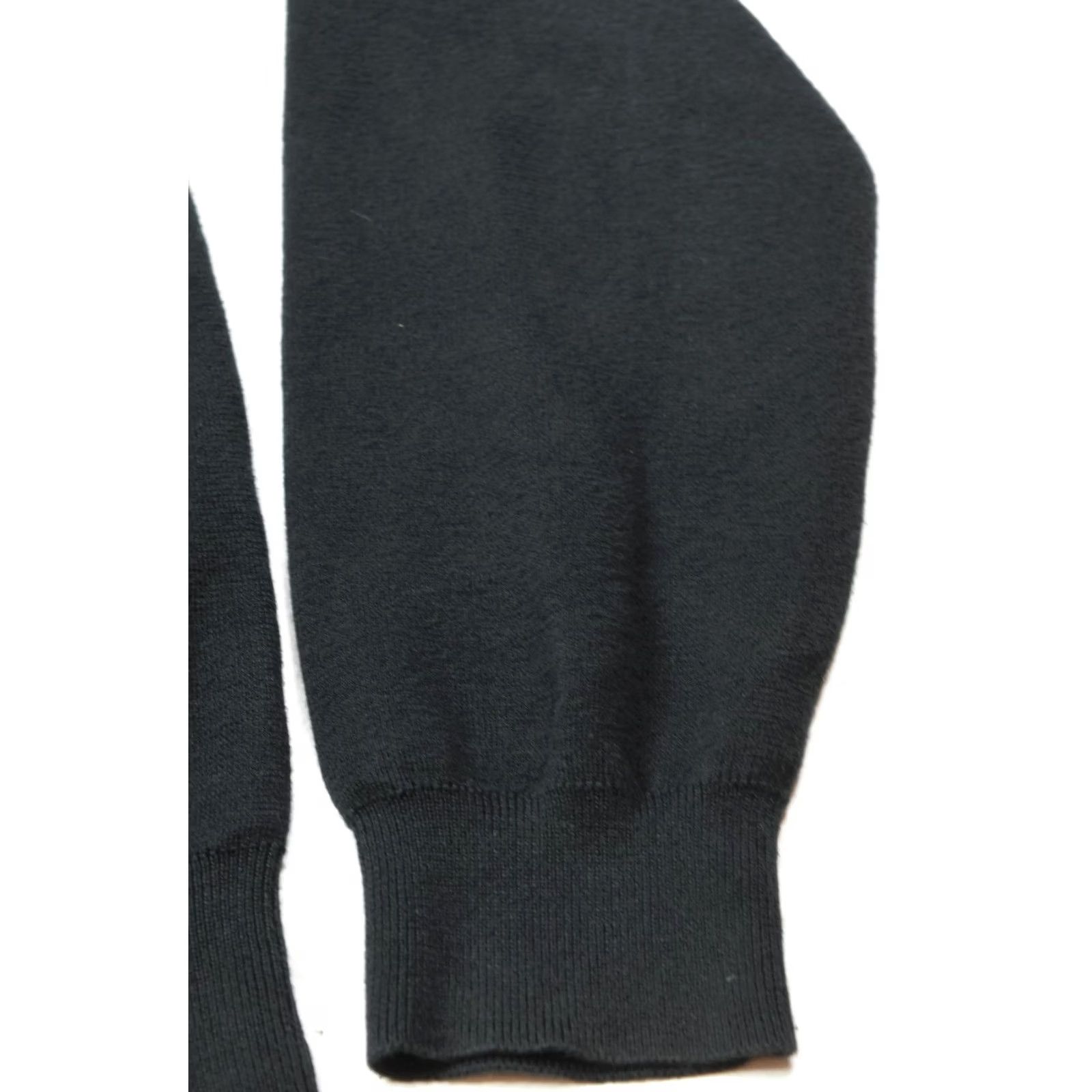 Polo Ralph Lauren Polo Ralph Lauren Sweater Mens Medium Black Pima Cotton V-Neck Long Sleeve Pullover Knit Size US M / EU 48-50 / 2 - 5 Thumbnail