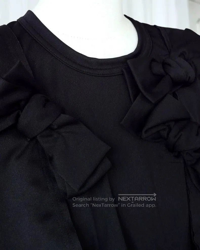 Comme des Garcons CDG ComCom Bow Layered Long T. Size US S / EU 44-46 / 1 - 4 Thumbnail