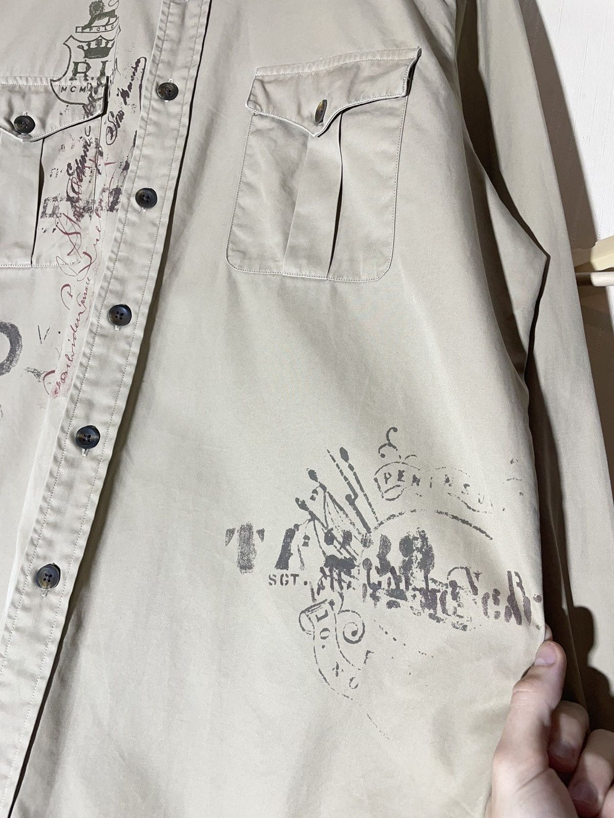 Polo Ralph Lauren × Vintage Polo Ralph Lauren military vintage shirt Size US L / EU 52-54 / 3 - 7 Thumbnail