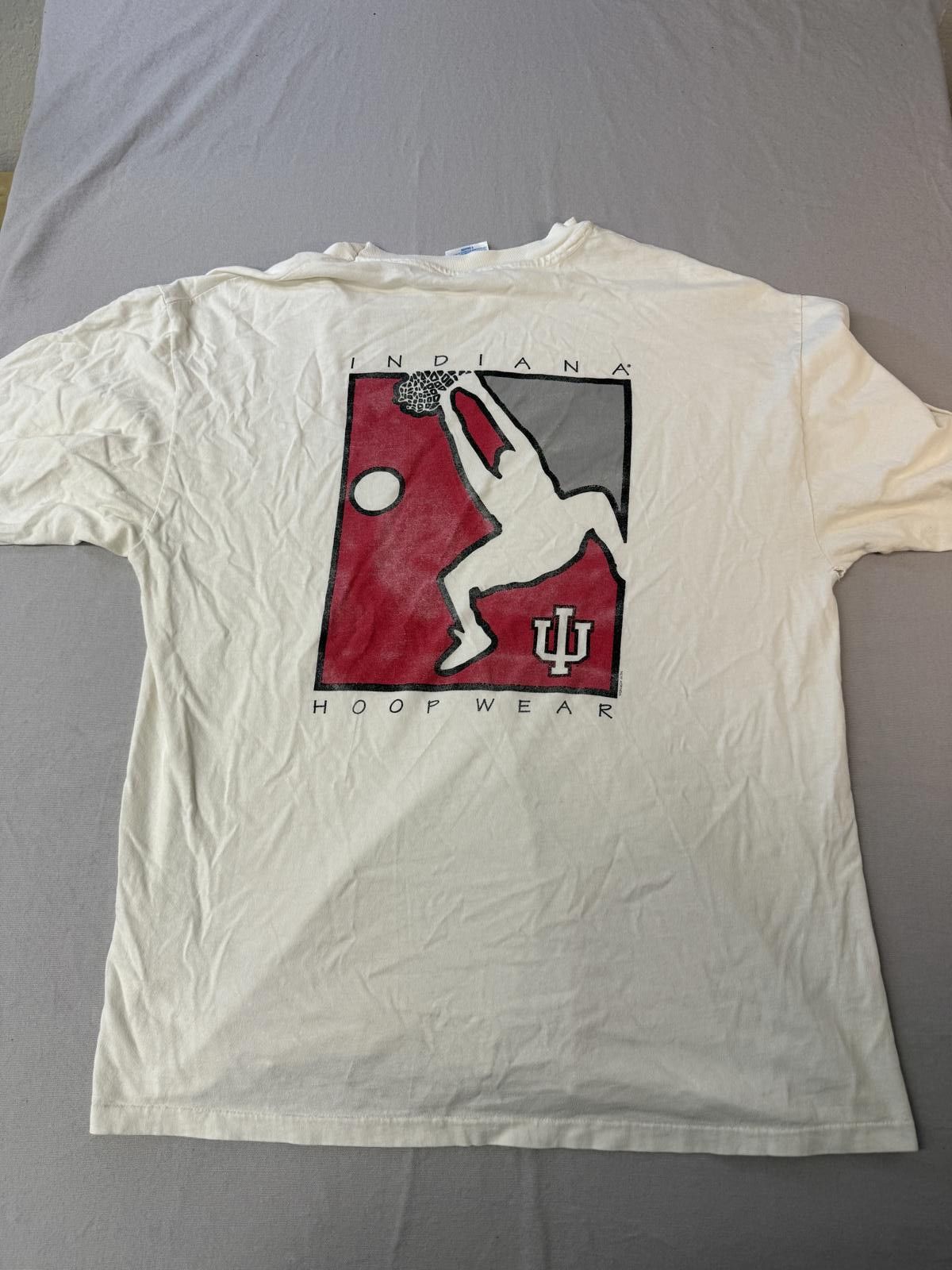 Hanes VTG Indiana Hoosiers Basketball Indiana University LS Tee XL Size US XL / EU 56 / 4 - 1 Thumbnail