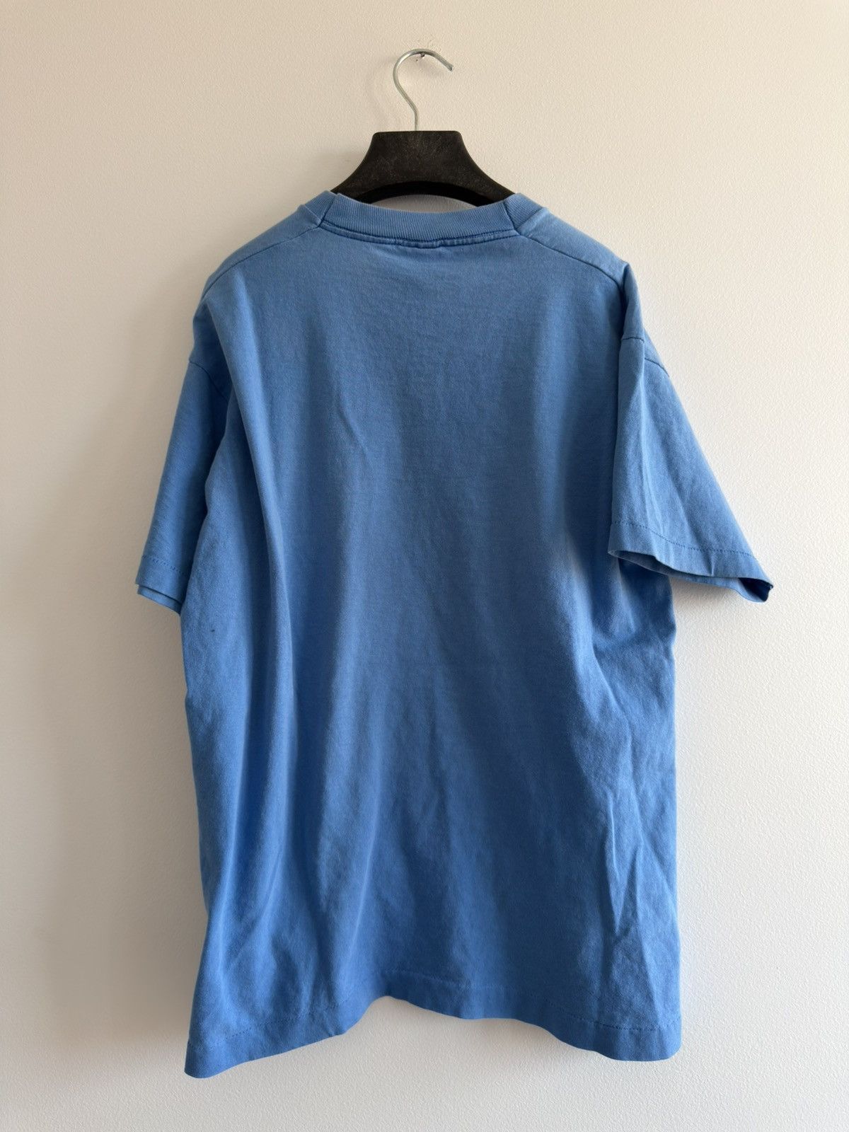 Vintage *RARE* 1990s 90s VINTAGE POWERHOUSE GYM BLUE PURPLE USA TEE Size US M / EU 48-50 / 2 - 5 Thumbnail