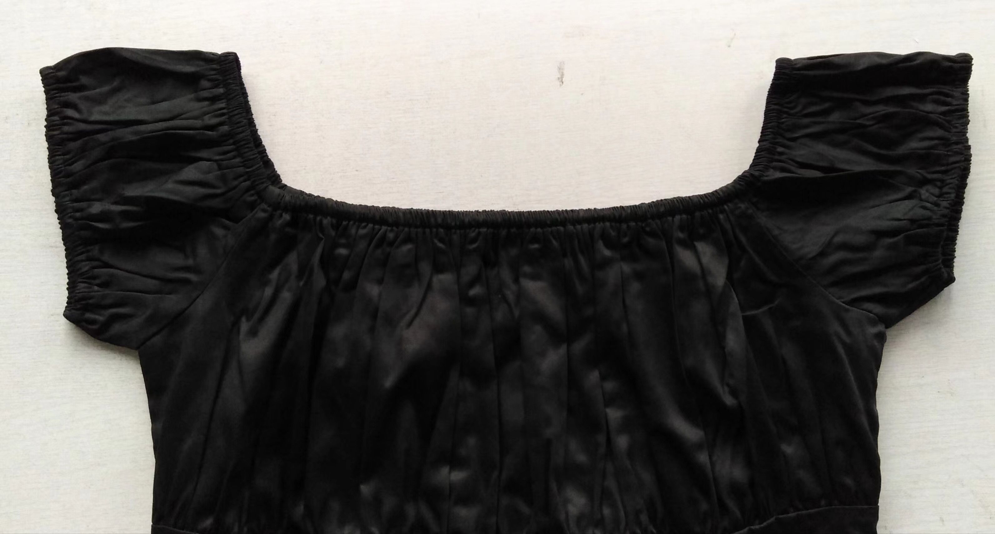 Other Black blouse off shoulder slim fit women tops Size XL / US 12-14 / IT 48-50 - 3 Thumbnail
