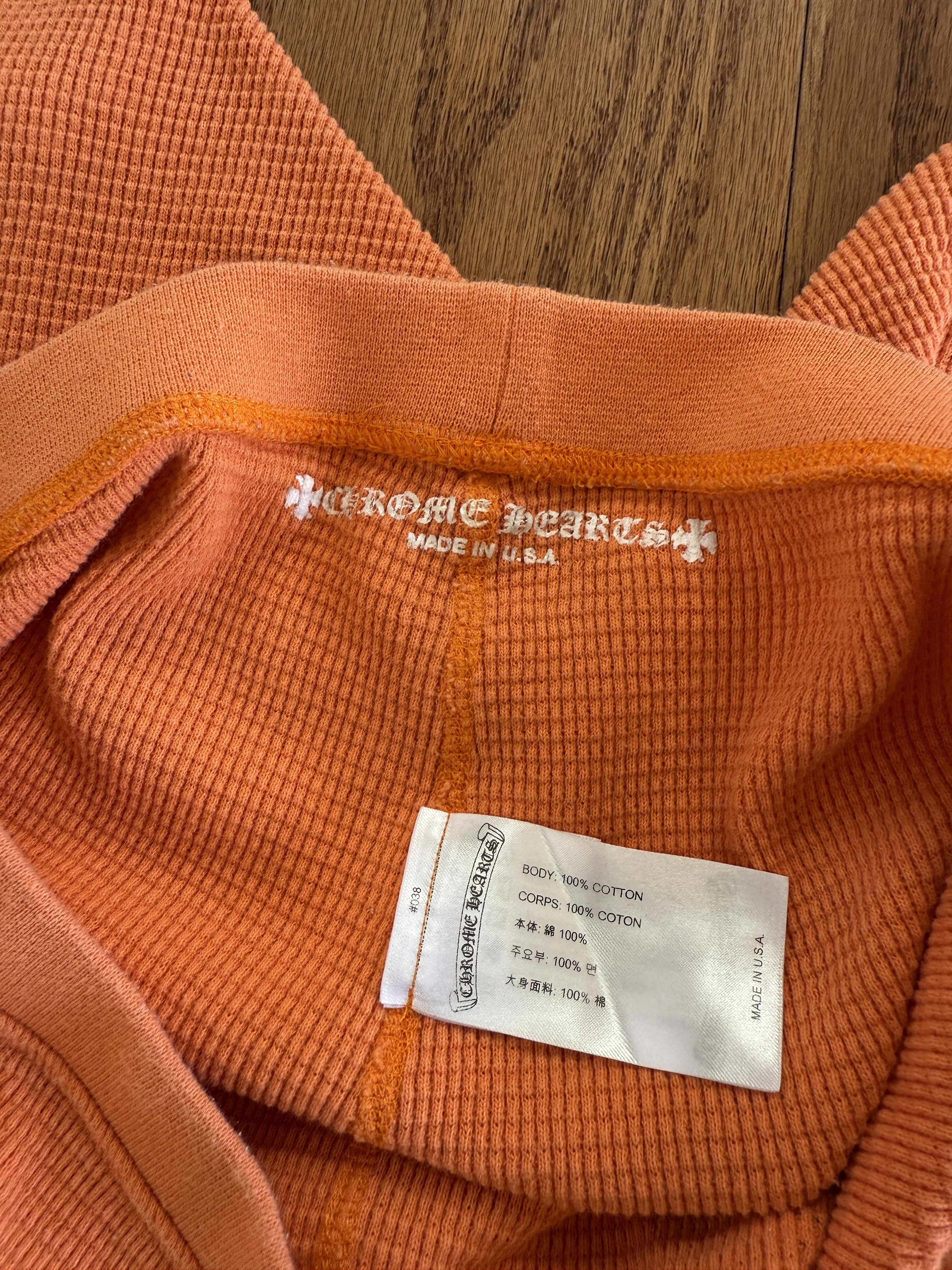 Chrome Hearts CH Matty Boy Link Waffle Thermal Shorts Sz L Size 26" / US 2 / IT 38 - 9 Thumbnail