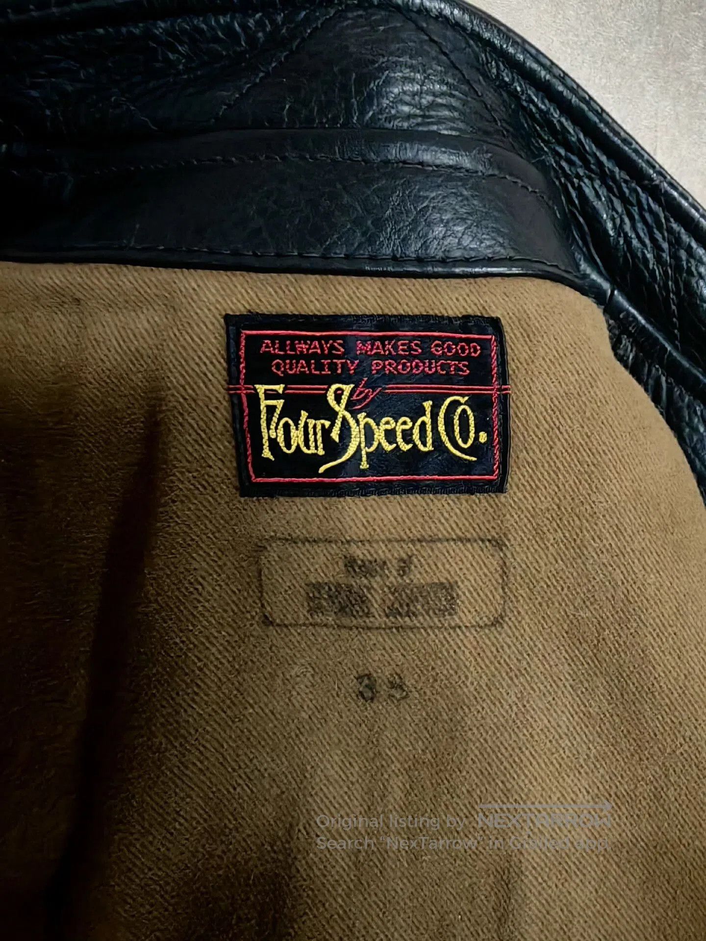 Japanese Brand Four Speed Leather Jacket in Brown. Size US M / EU 48-50 / 2 - 4 Thumbnail