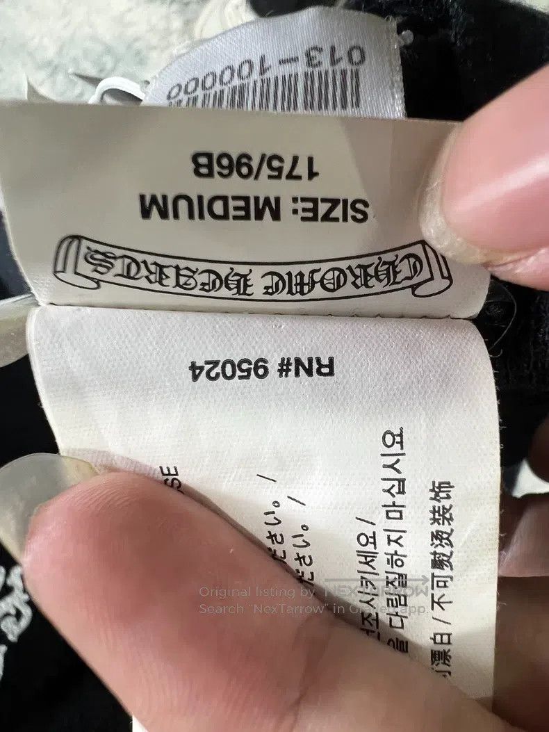 Chrome Hearts CHROME HEARTS Size M Waffle long sleeve Size US M / EU 48-50 / 2 - 6 Thumbnail