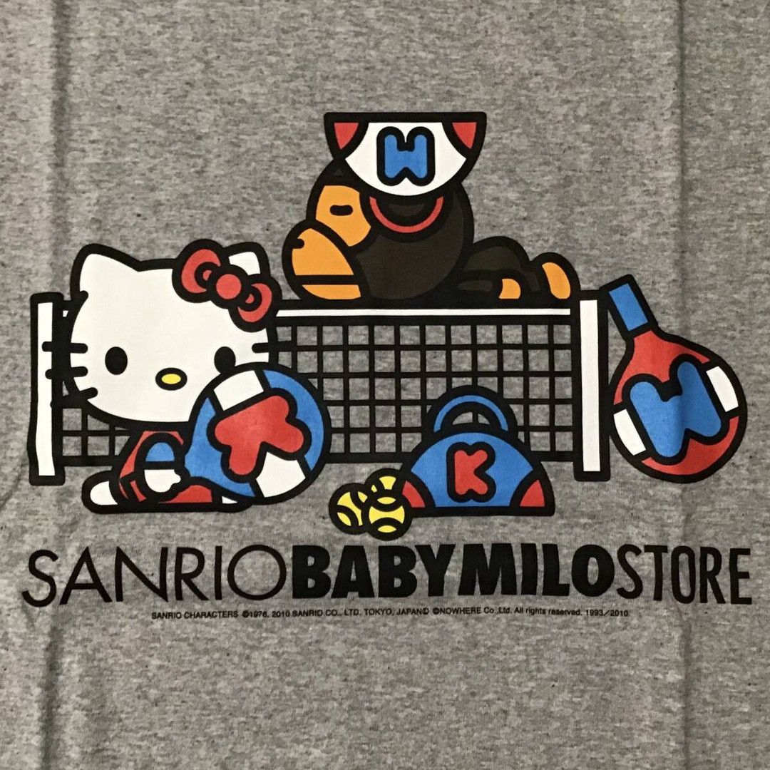 Bape × Japanese Brand × Nigo 2010 BAPE × SANRIO Kitty MILO T-shirt a bathing ape NIGO Size US L / EU 52-54 / 3 - 2 Thumbnail