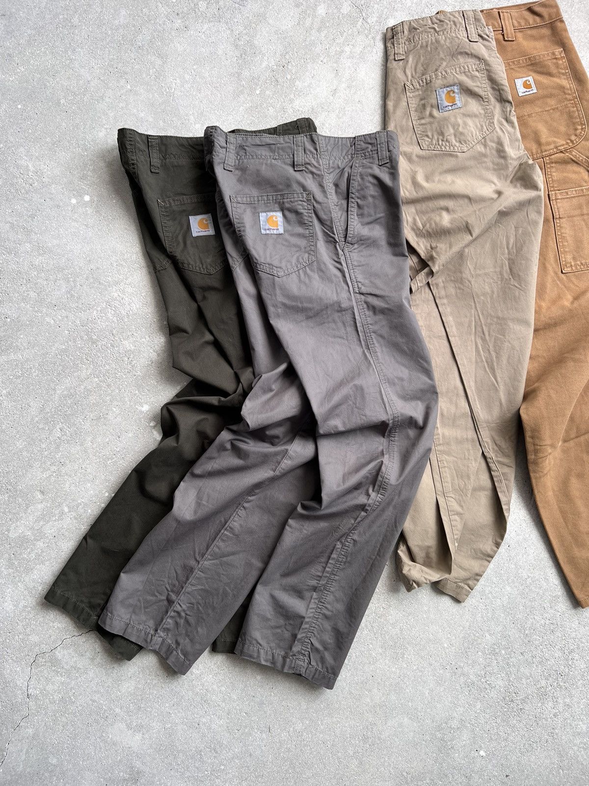Carhartt × Carhartt Wip × Vintage Vintage Carhartt Wip Pants Khaki Size US 28 / EU 44 - 4 Thumbnail