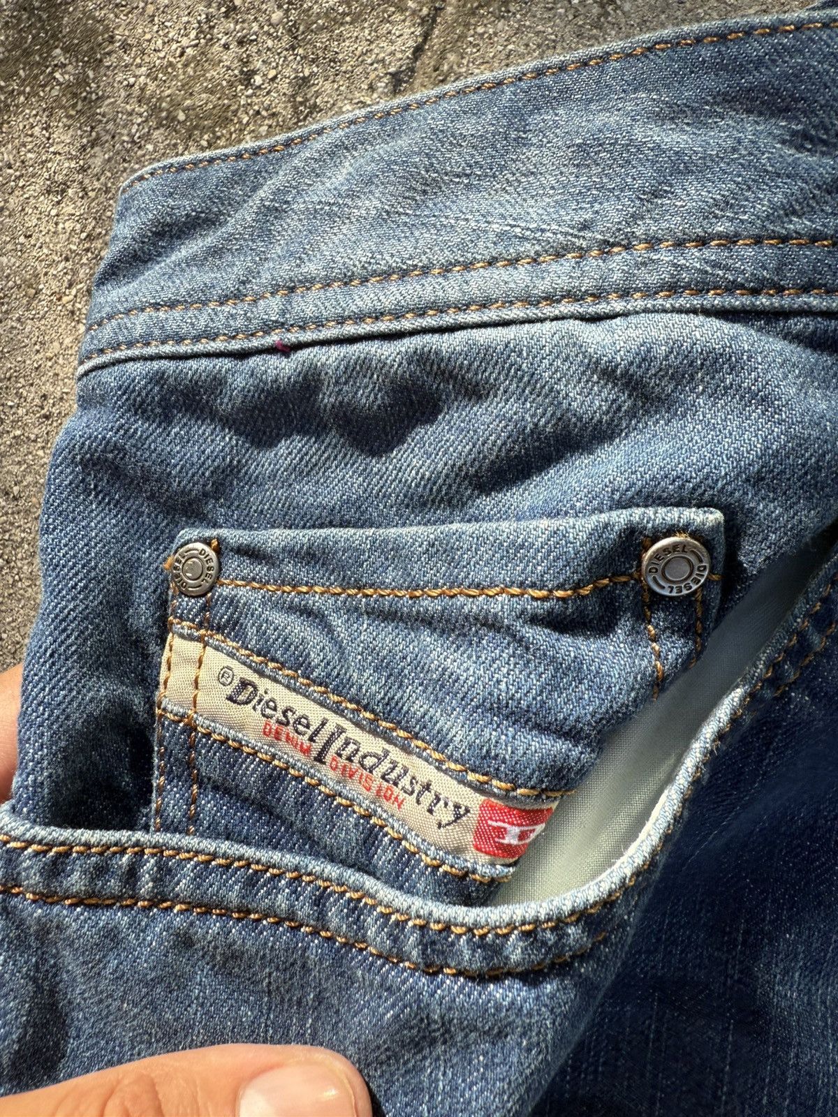 Diesel Y2K Diesel Safado Regular Straight Jeans Button Fly Denim Size US 38 / EU 54 - 4 Thumbnail