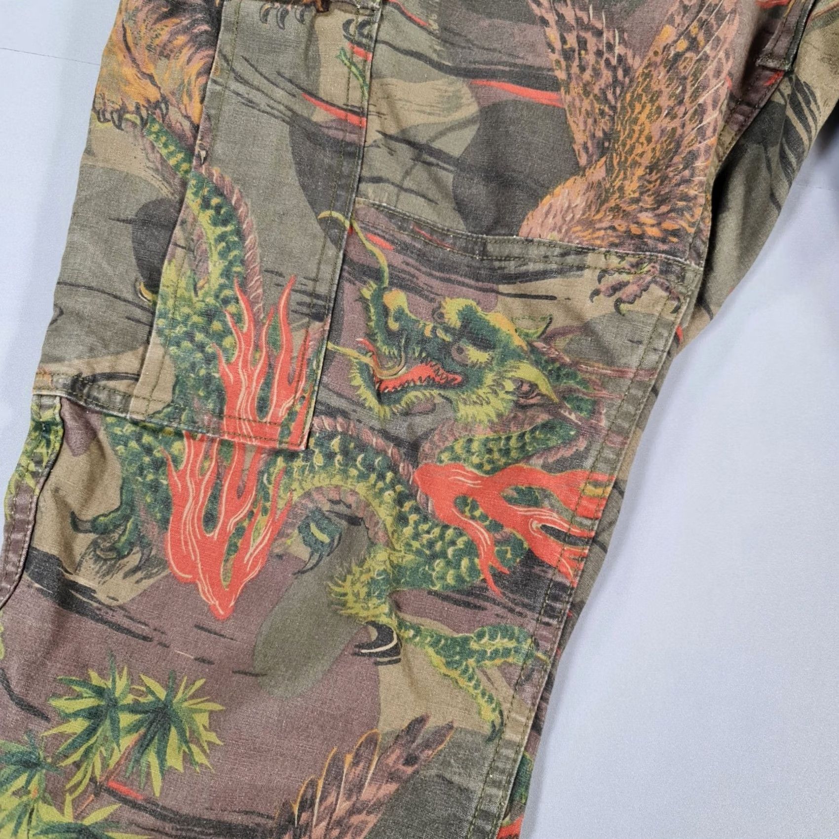 Polo Ralph Lauren Polo Ralph Lauren Mens Cargo Trousers Green W32 L32 Camo Paratrooper Dragon Shirt? Size US XS / EU 42 / 0 - 4 Thumbnail