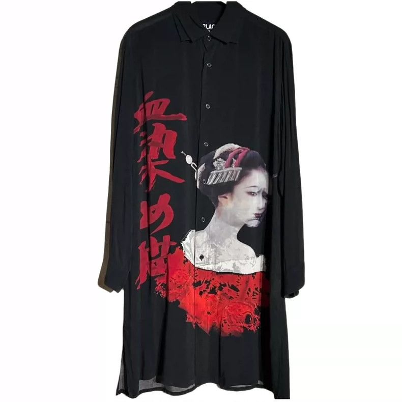 Other Yohji Yamamoto 18aw Blood-stained cat long shirt Size US L / EU 52-54 / 3 - 1 Thumbnail